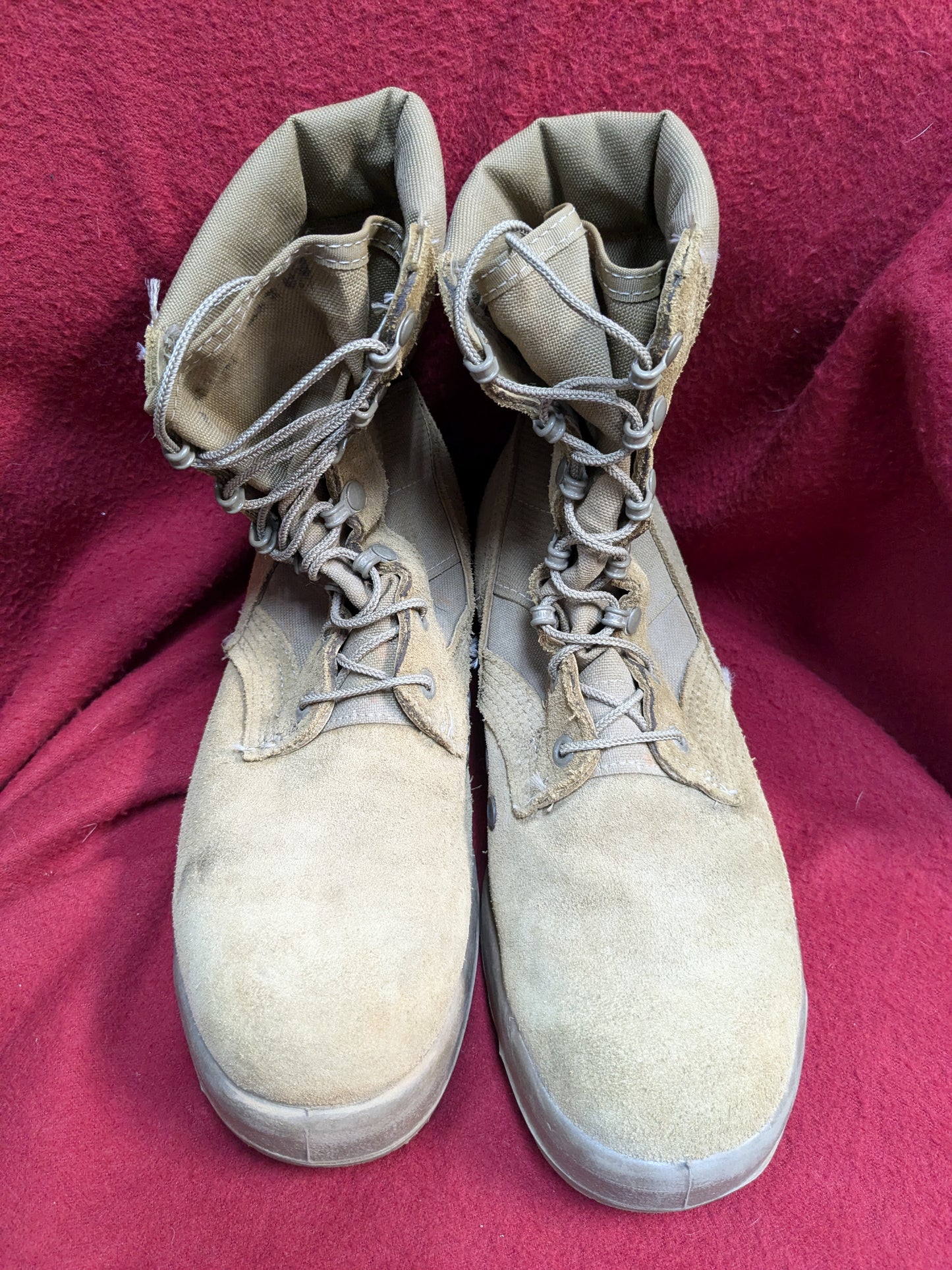 BELLEVILLE 8 Regular AHWC Tan Boots used (FA20-enu138)