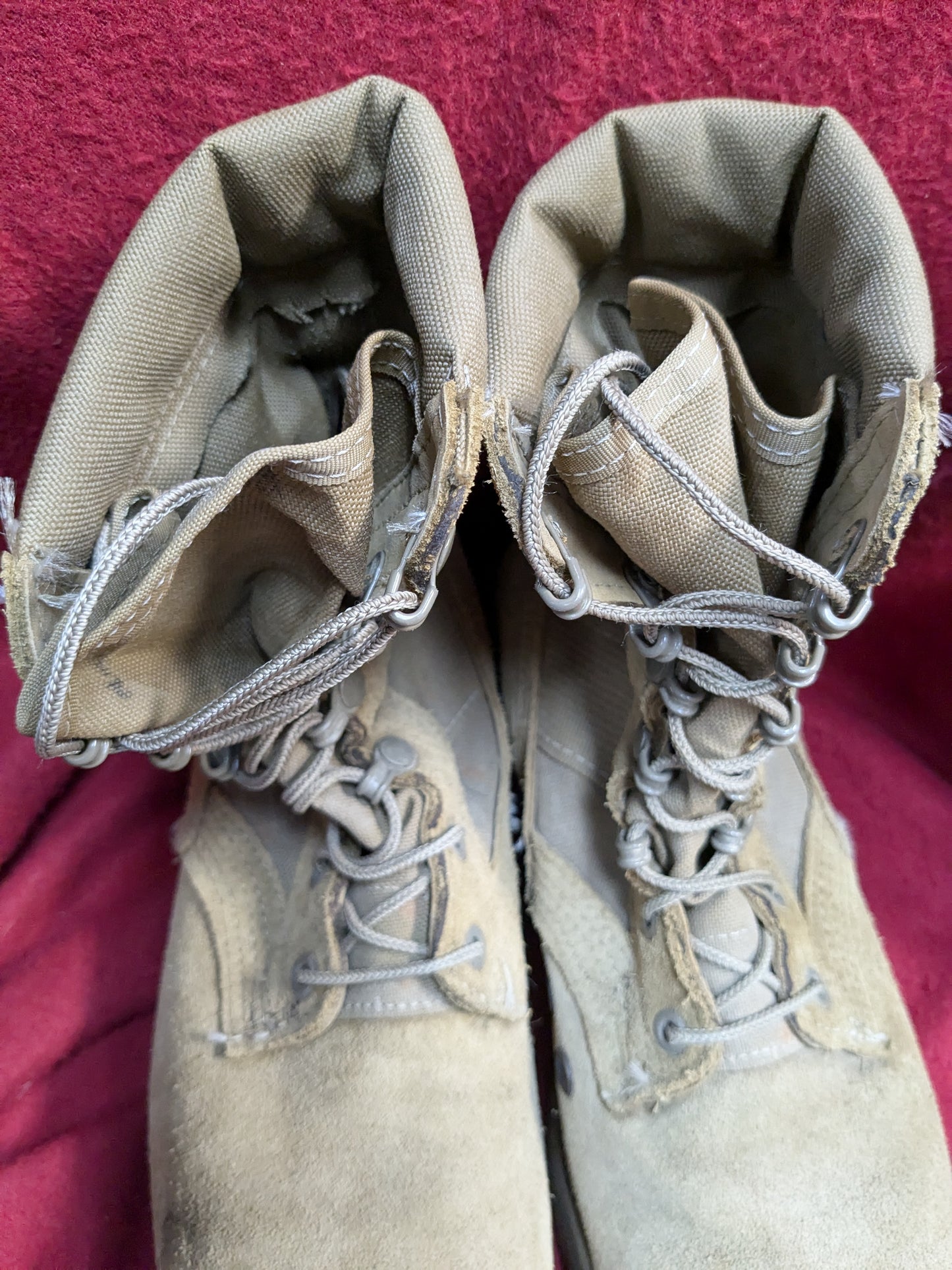 BELLEVILLE 8 Regular AHWC Tan Boots used (FA20-enu138)