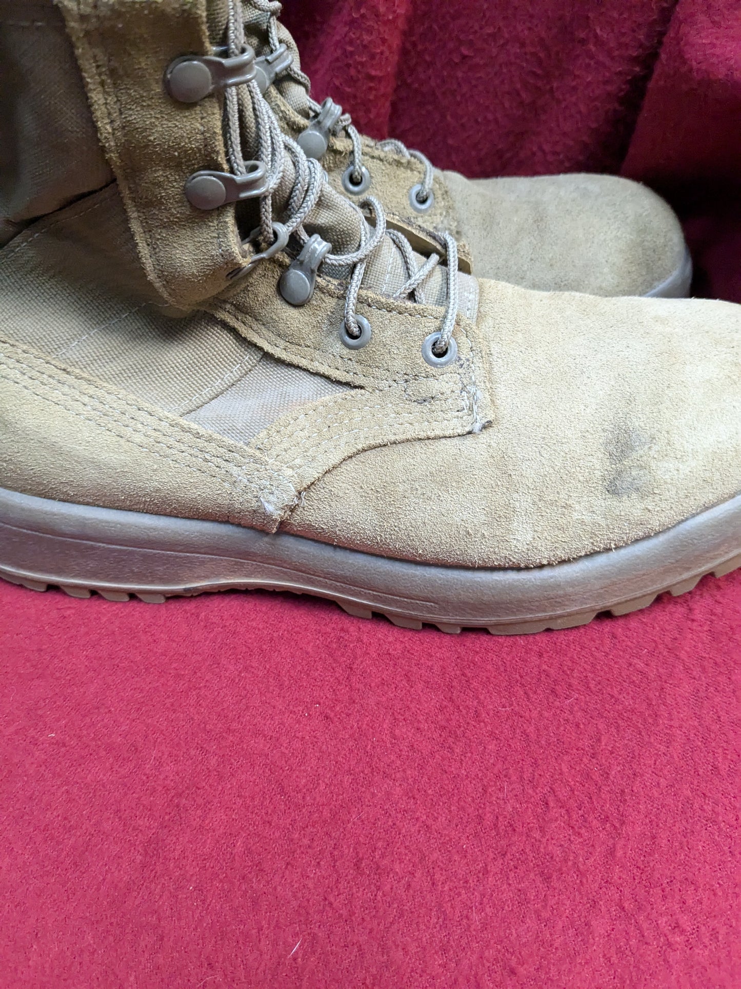 BELLEVILLE 8 Regular AHWC Tan Boots used (FA20-enu138)