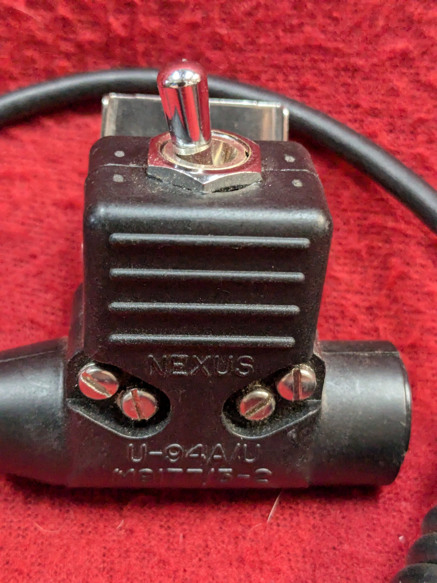 MSA Nexus Push to Talk PTT M9177/5-2 U-94A/U MSA PRC Good Condition (fc03-enu150)