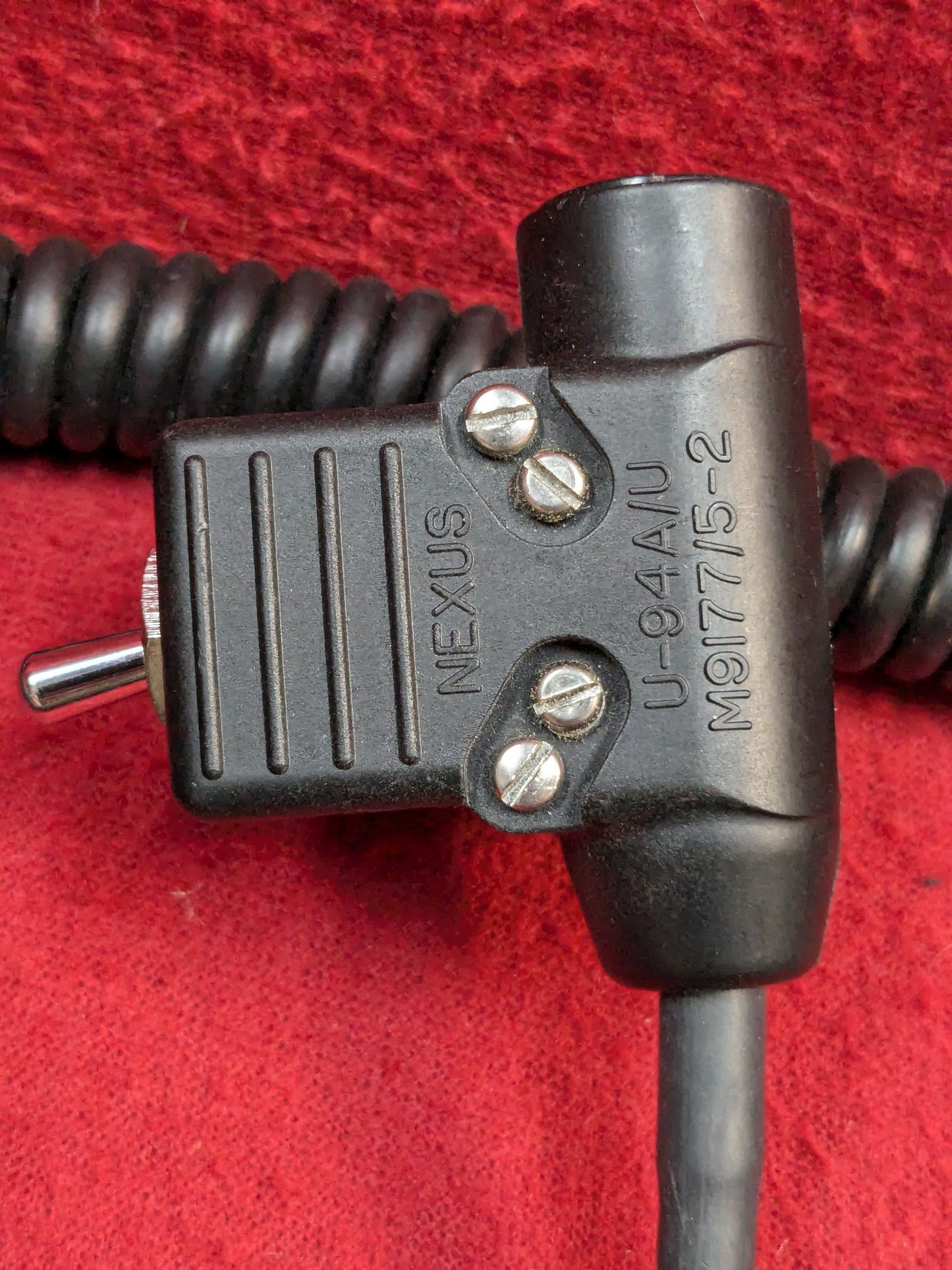 MSA Nexus Push to Talk PTT M9177/5-2 U-94A/U MSA PRC Good Condition (fc03-enu150)