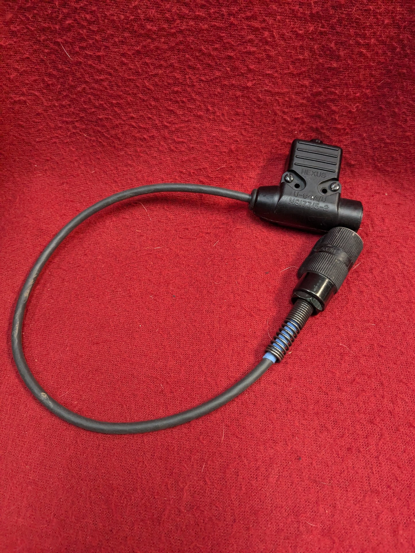 MSA Nexus Push to Talk PTT M9177/5-2 U-94A/U MSA PRC Good Condition (fc04-enu153