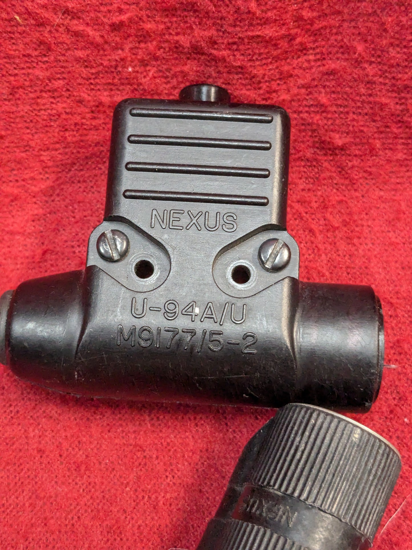 MSA Nexus Push to Talk PTT M9177/5-2 U-94A/U MSA PRC Good Condition (fc04-enu153