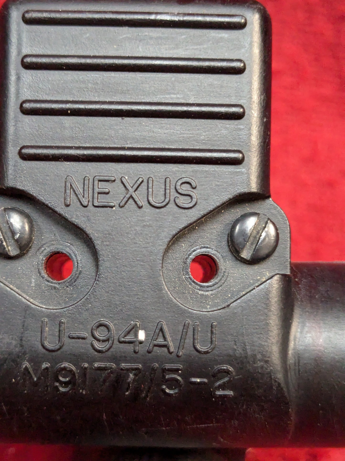 MSA Nexus Push to Talk PTT M9177/5-2 U-94A/U MSA PRC Good Condition (fc04-enu153