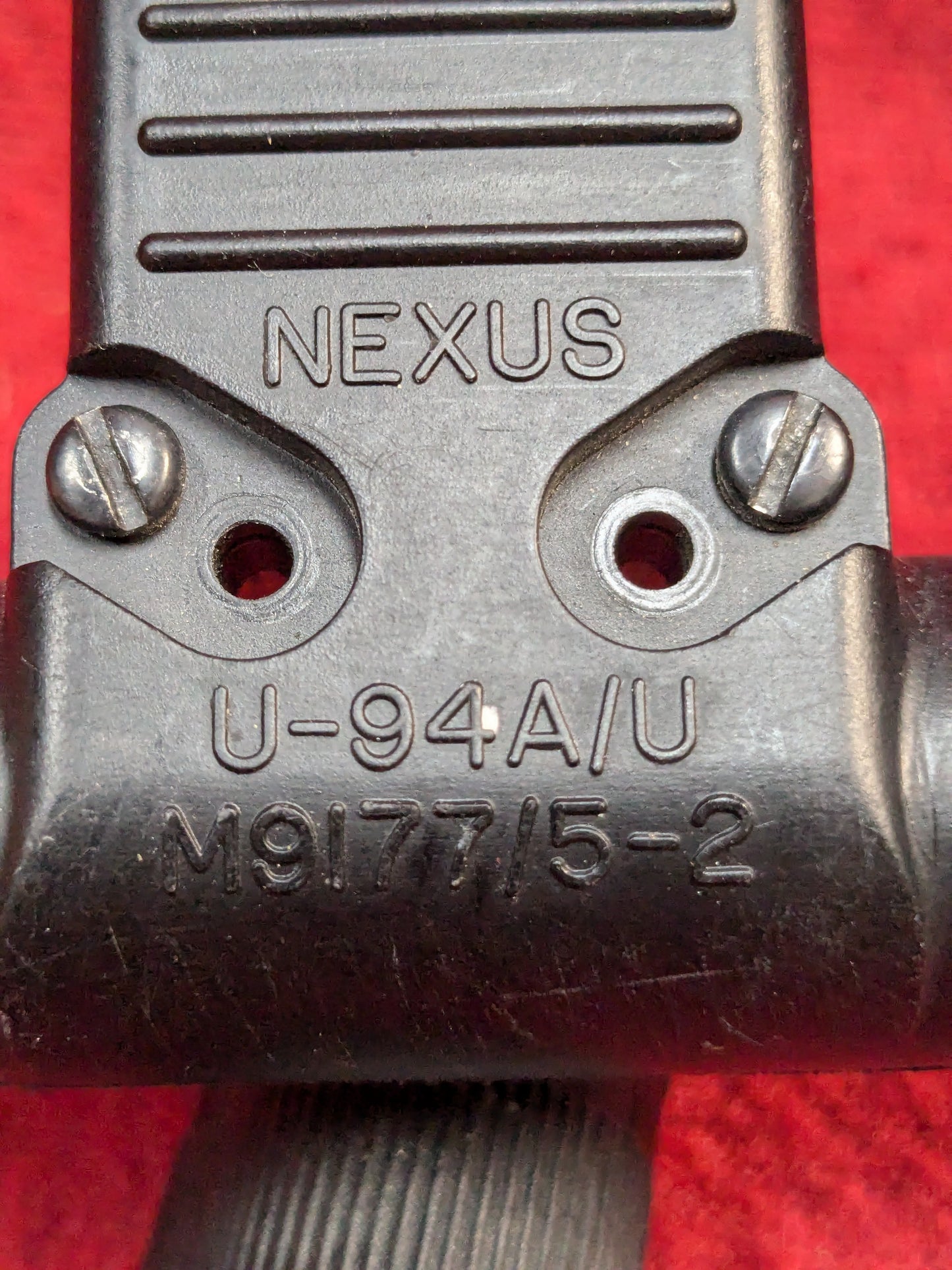 MSA Nexus Push to Talk PTT M9177/5-2 U-94A/U MSA PRC Good Condition (fc04-enu153