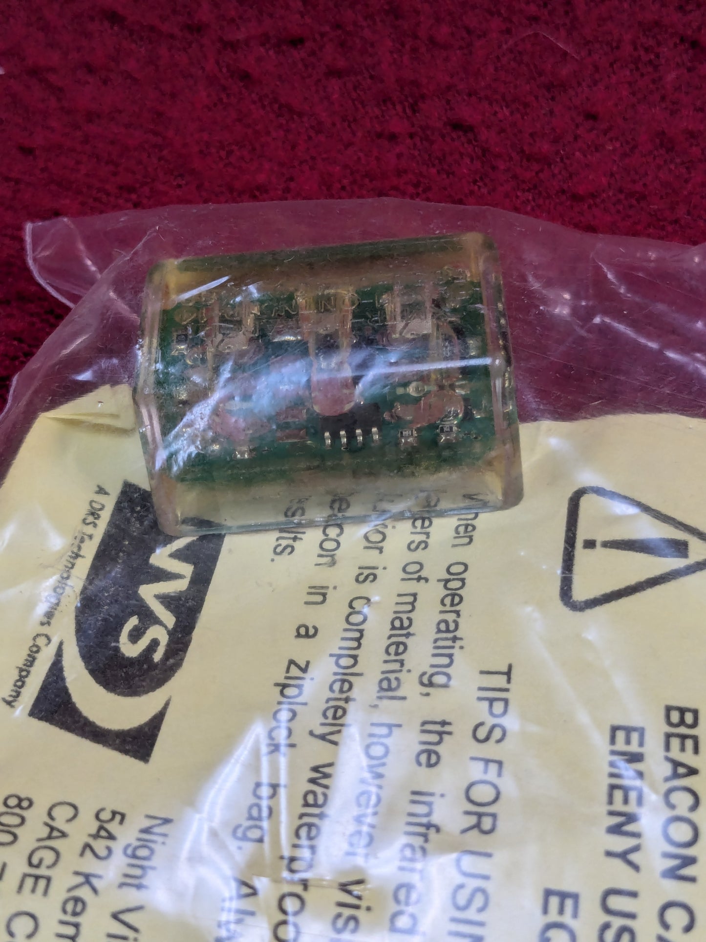 NOS US Army Firefly IR Infrared Transmitter Strobe Beacon Phoenix Jr. (j09 ab02-enu172)