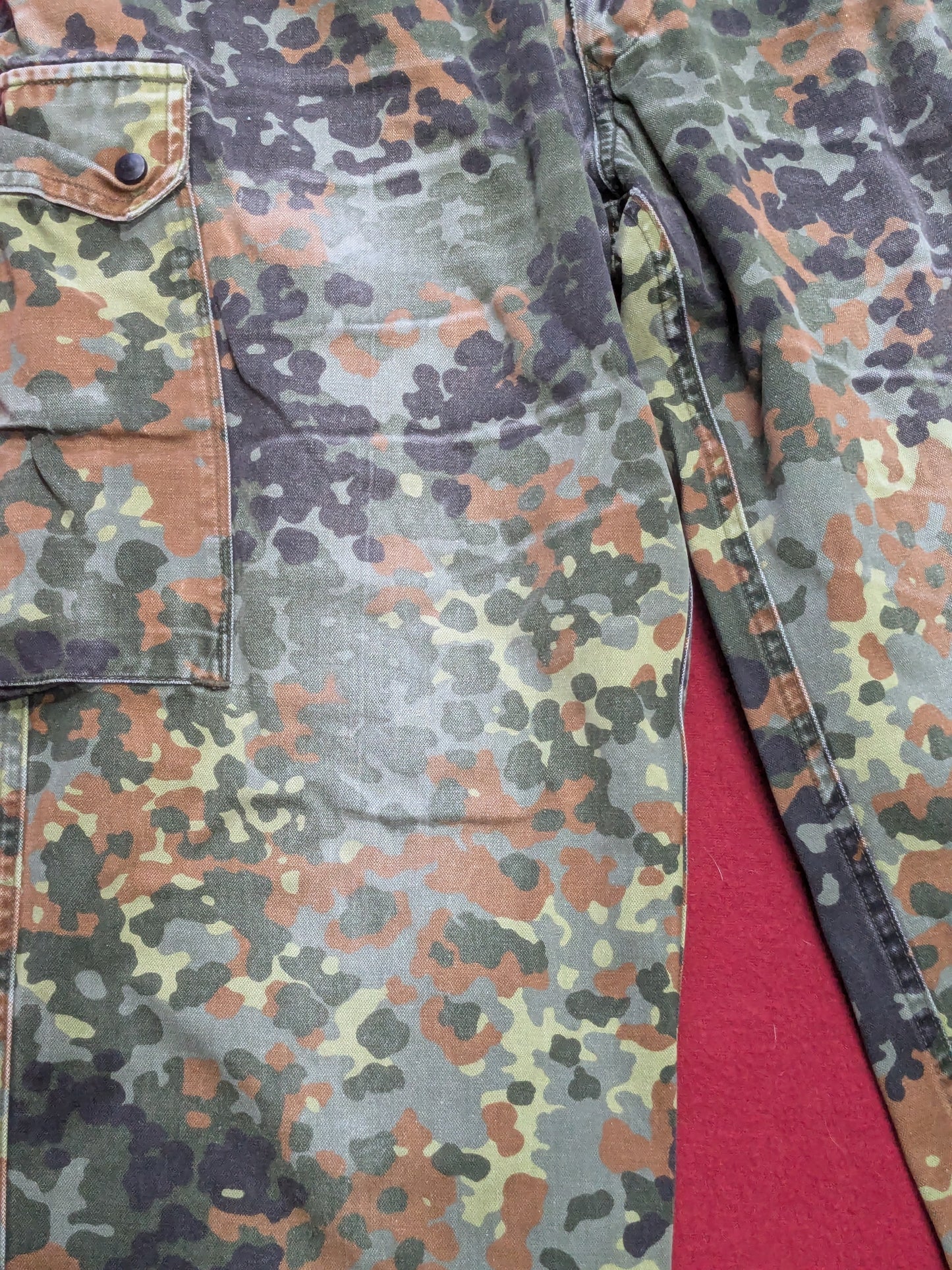 German Kohler GMBH 792 Military Trouser Pants Army Camouflage Used (BB14-YLU21)