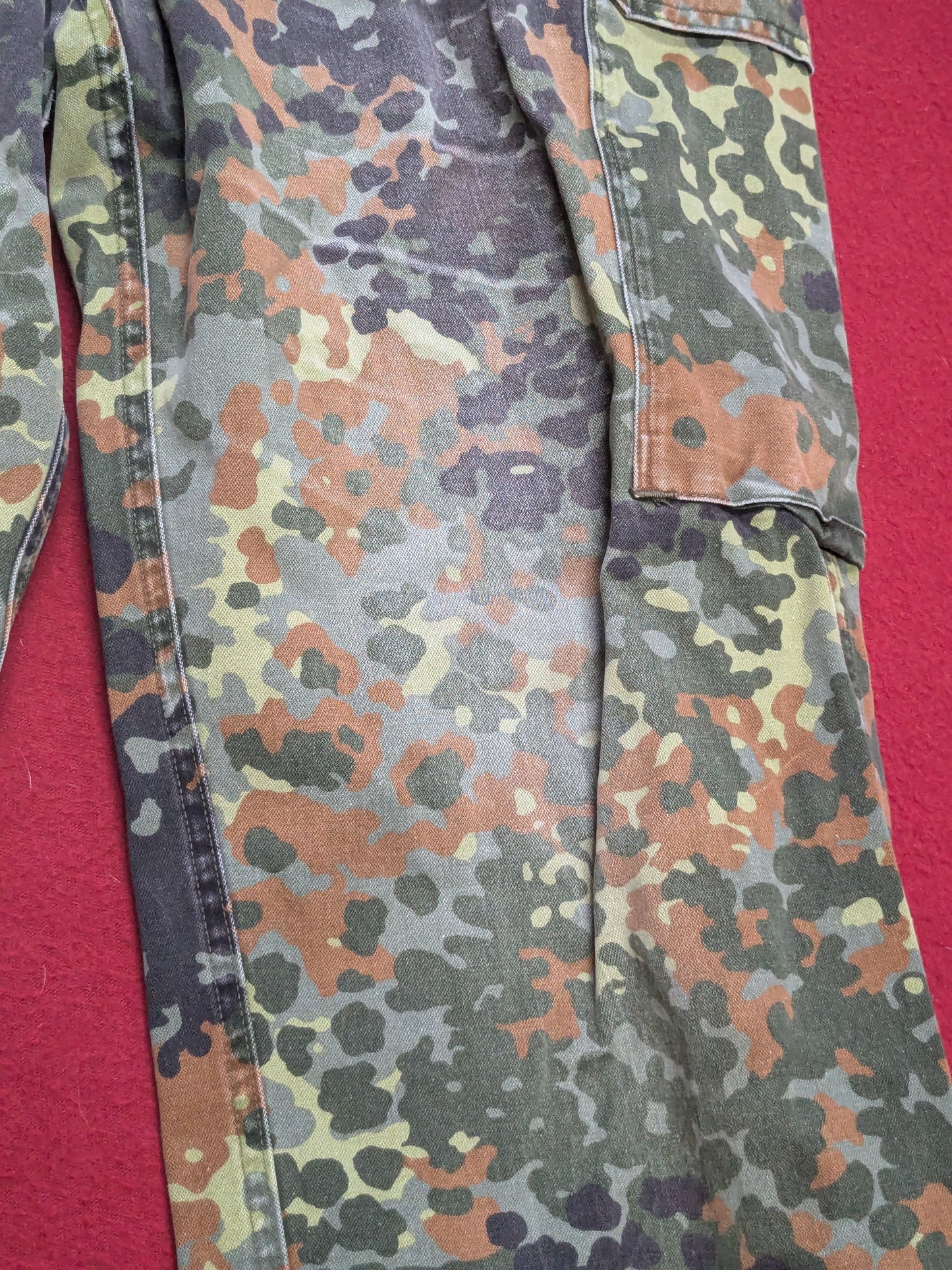 German Kohler GMBH 792 Military Trouser Pants Army Camouflage Used (BB14-YLU21)