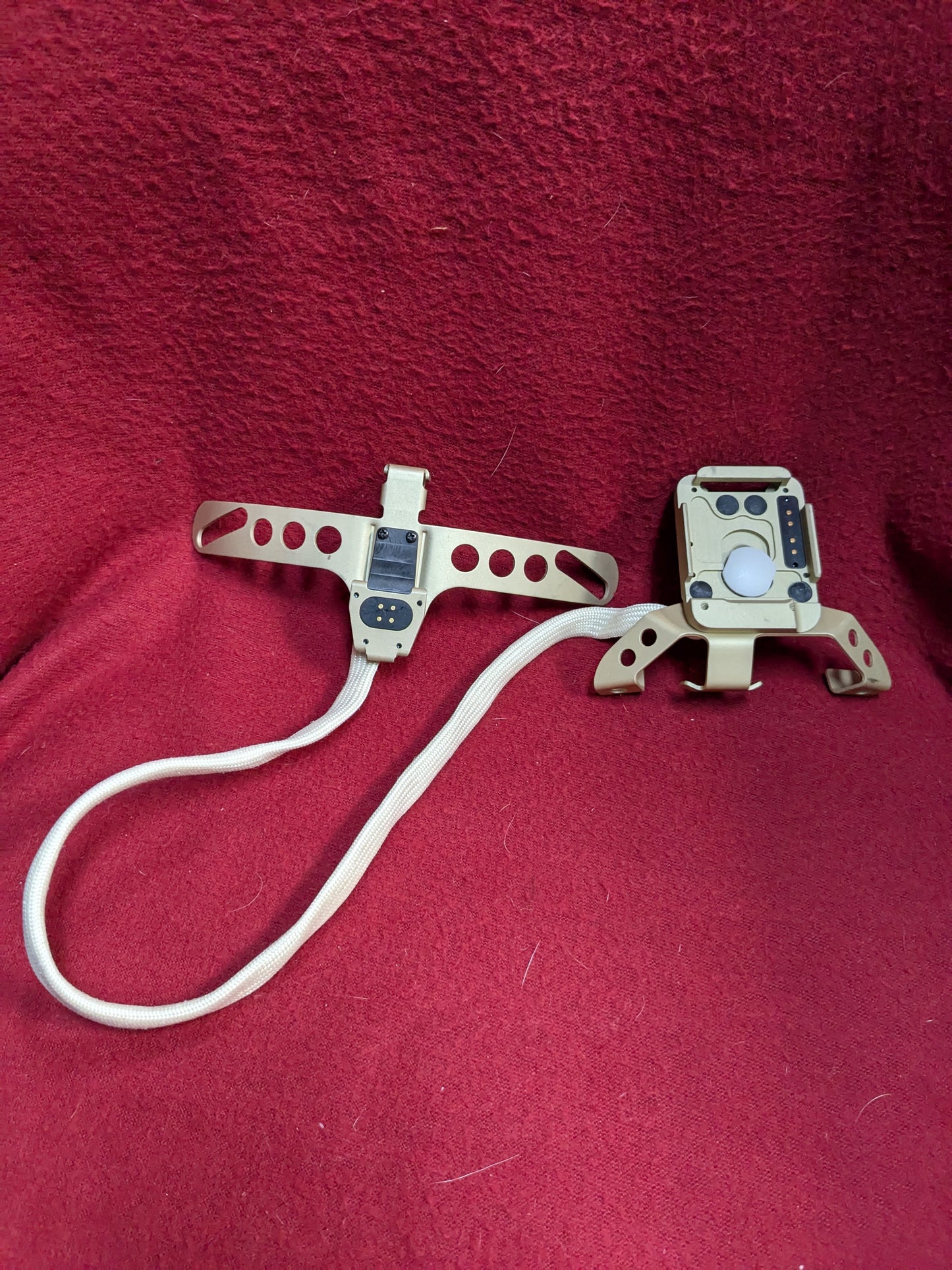 Norotos ENVG Night Vision Helmet Mount Shroud Wire AN/PSQ-20 Good Condition (bar ac04-YLU37)