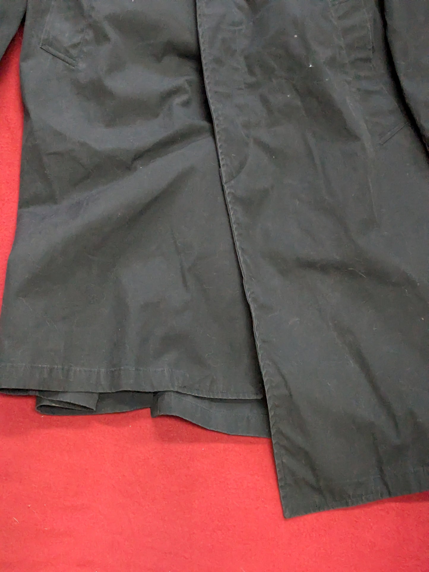Military 40 R Black All-Weather Overcoat Dress Uniform (BA07-YLU43)