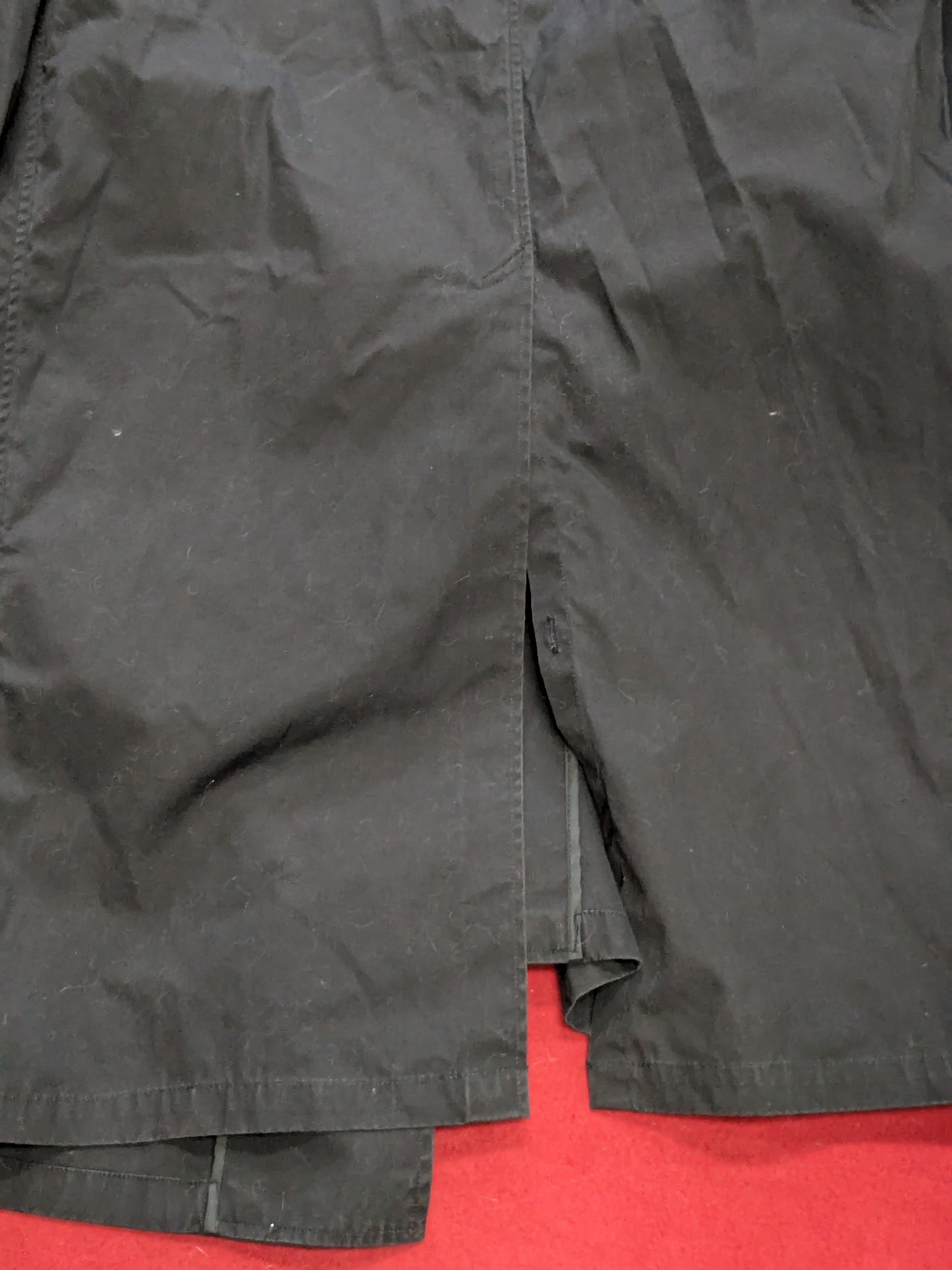 Military 40 R Black All-Weather Overcoat Dress Uniform (BA07-YLU43)