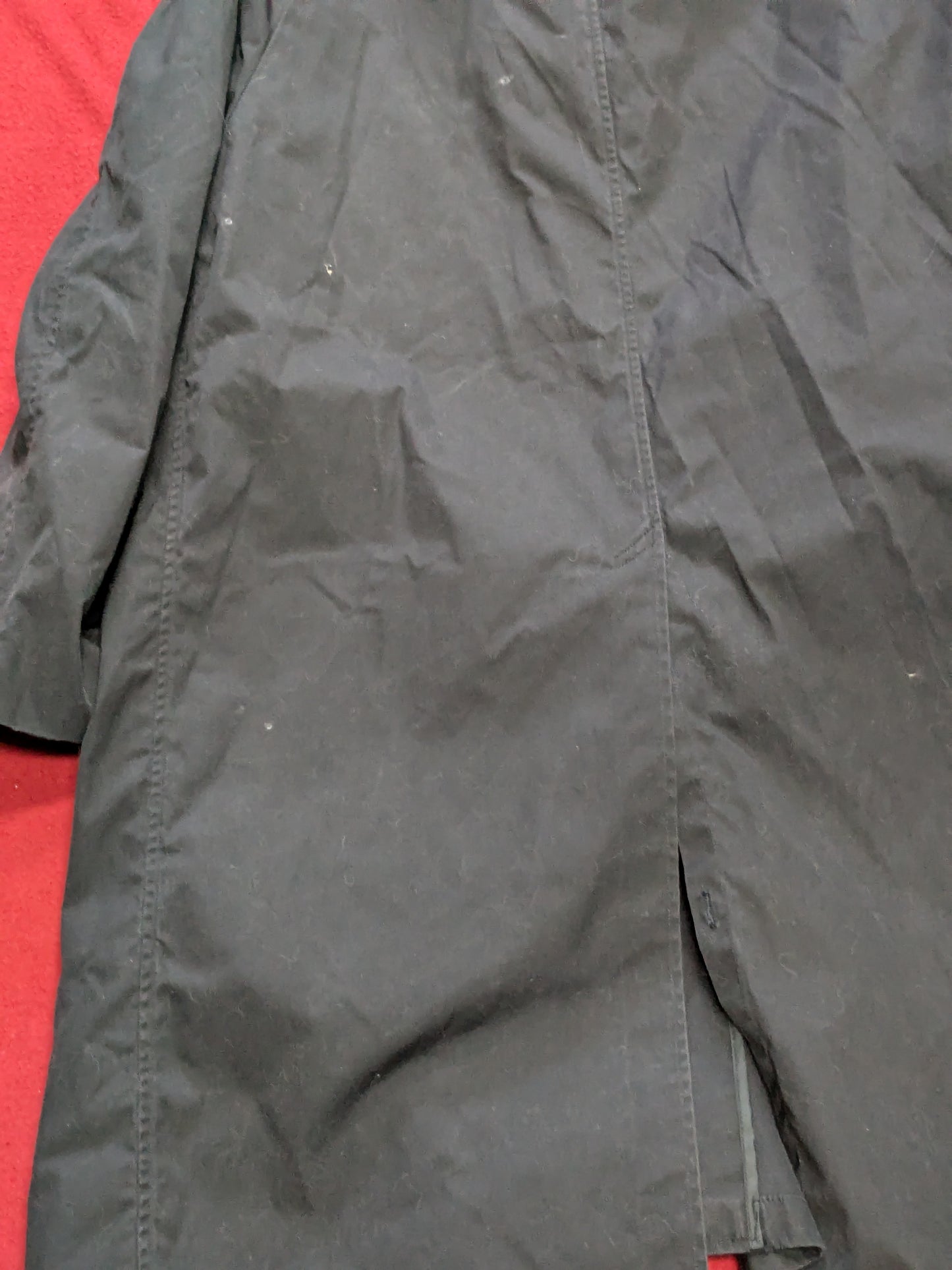 Military 40 R Black All-Weather Overcoat Dress Uniform (BA07-YLU43)
