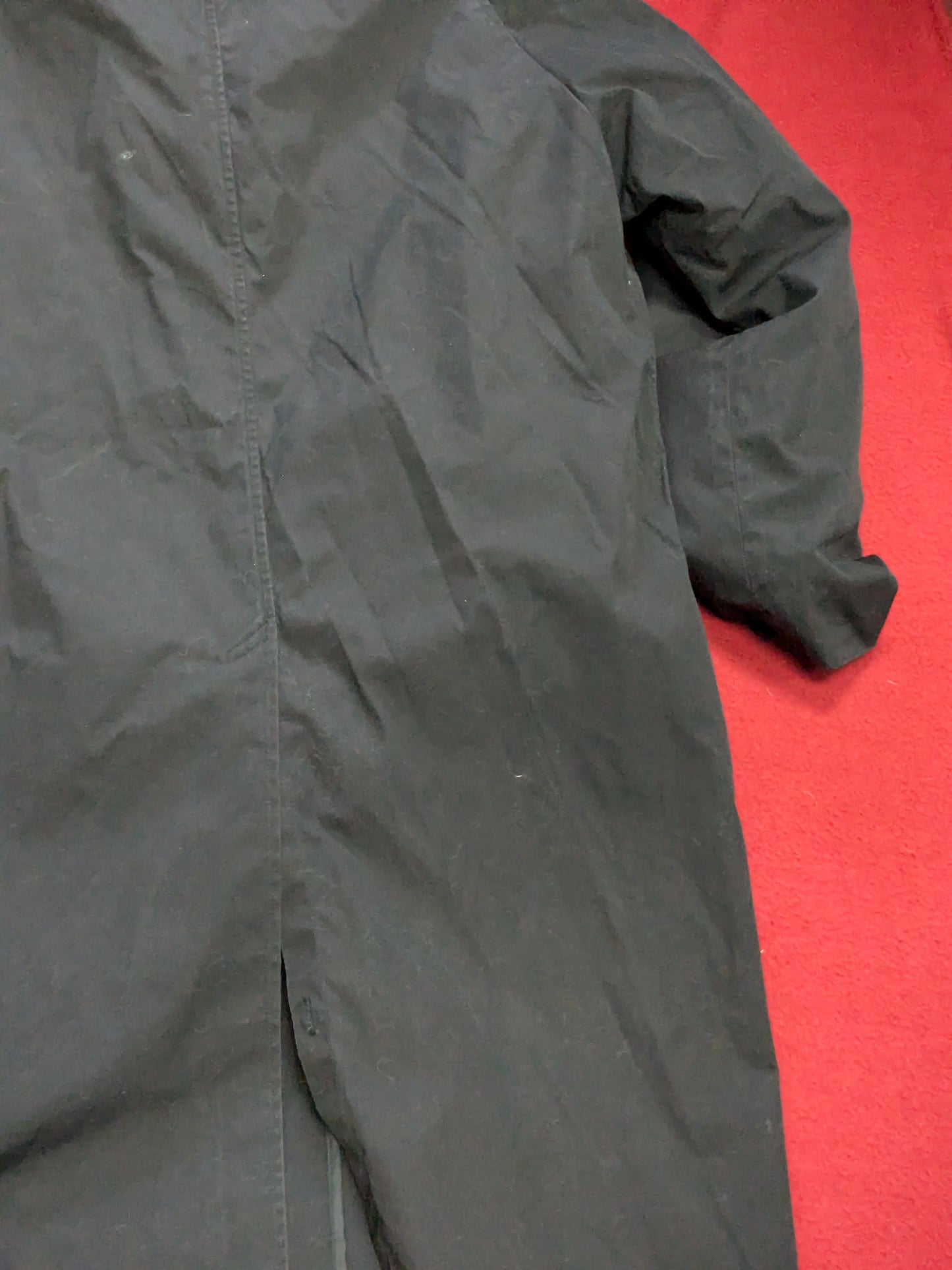 Military 40 R Black All-Weather Overcoat Dress Uniform (BA07-YLU43)