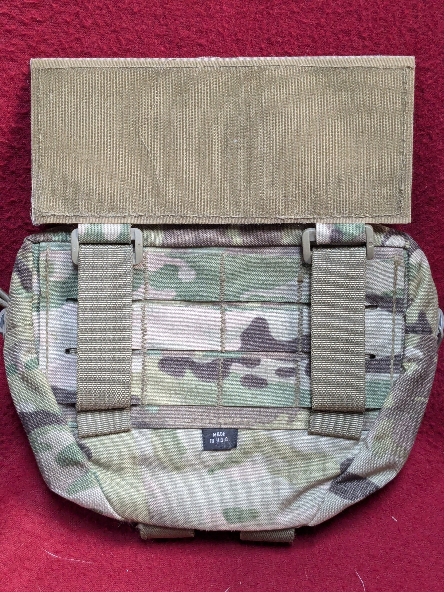 Tactical Drop Pouch Molle Admin/Utility Hook & Loop Carrying Kit Used (31cr- ca6-YLU46)