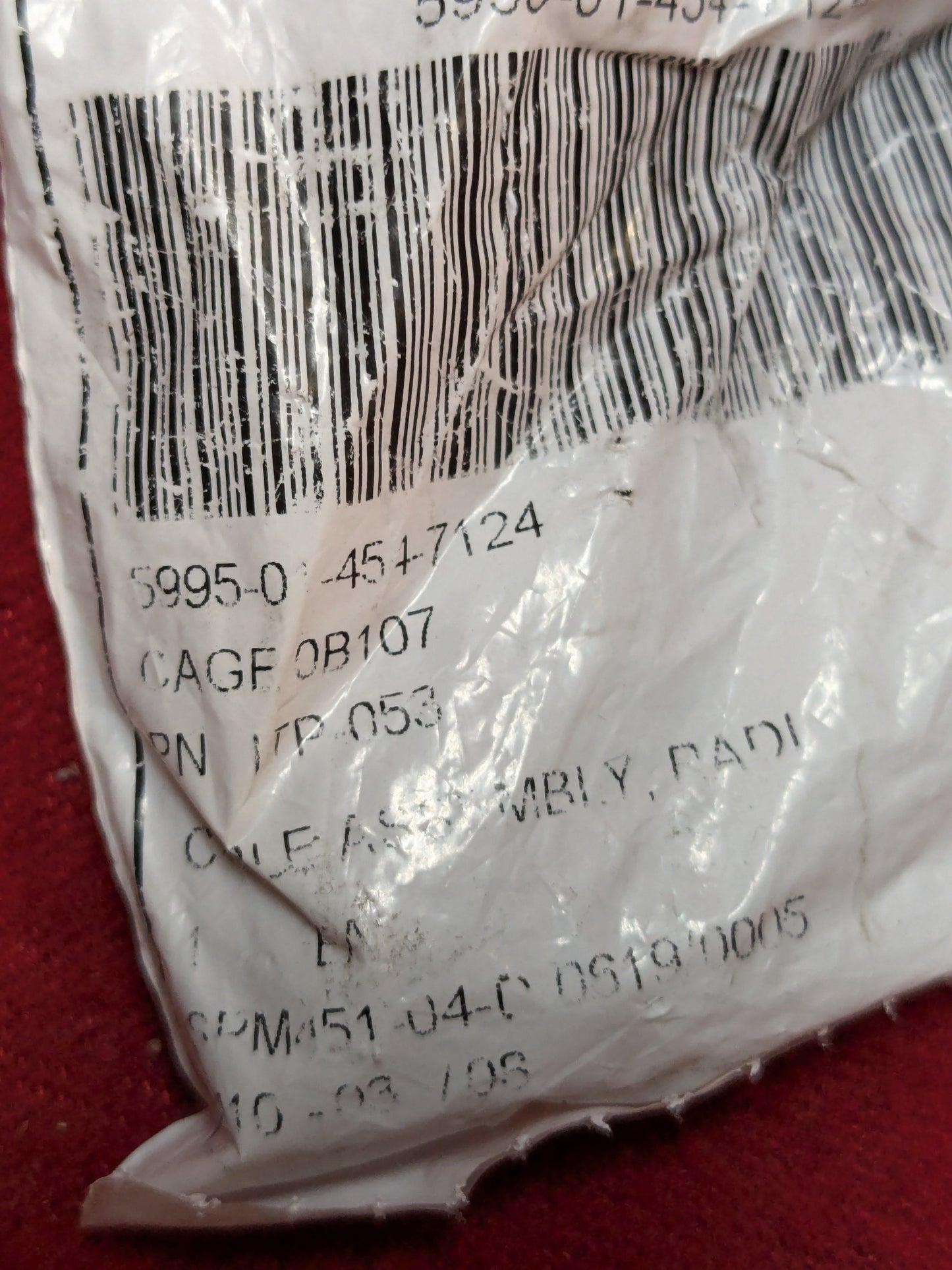 NOS Cable Remote, Assembly 12" Pressure Switch Excellent Condition (bar ac04-YLU53)