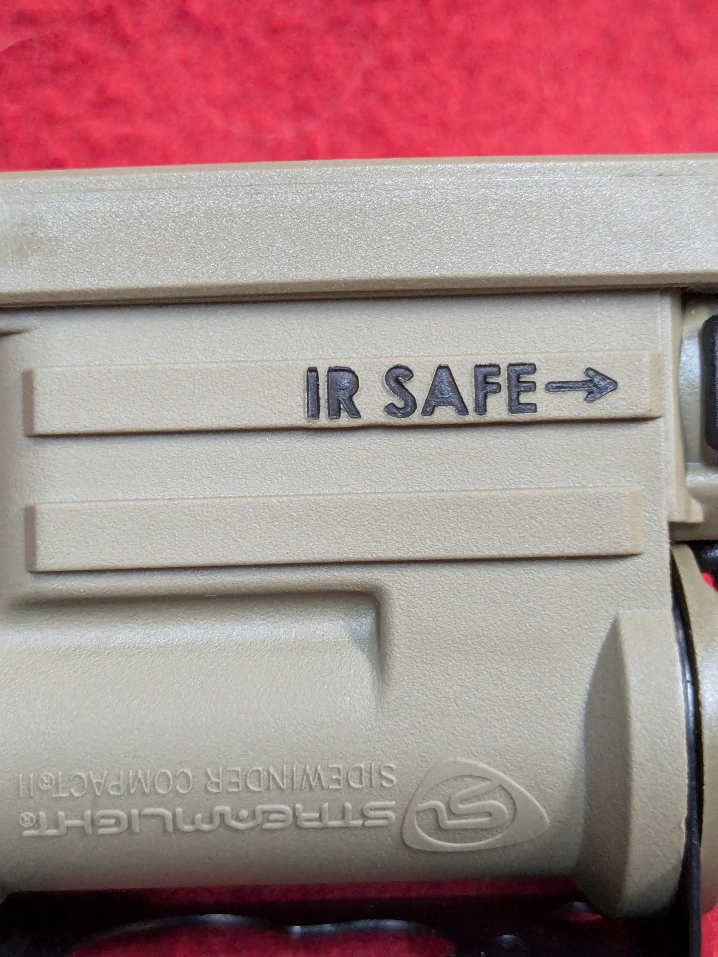 Streamlight Sidewinder Compact Military Model Flashlight Tan Excellent Condition (j09 ab02-YLU99)