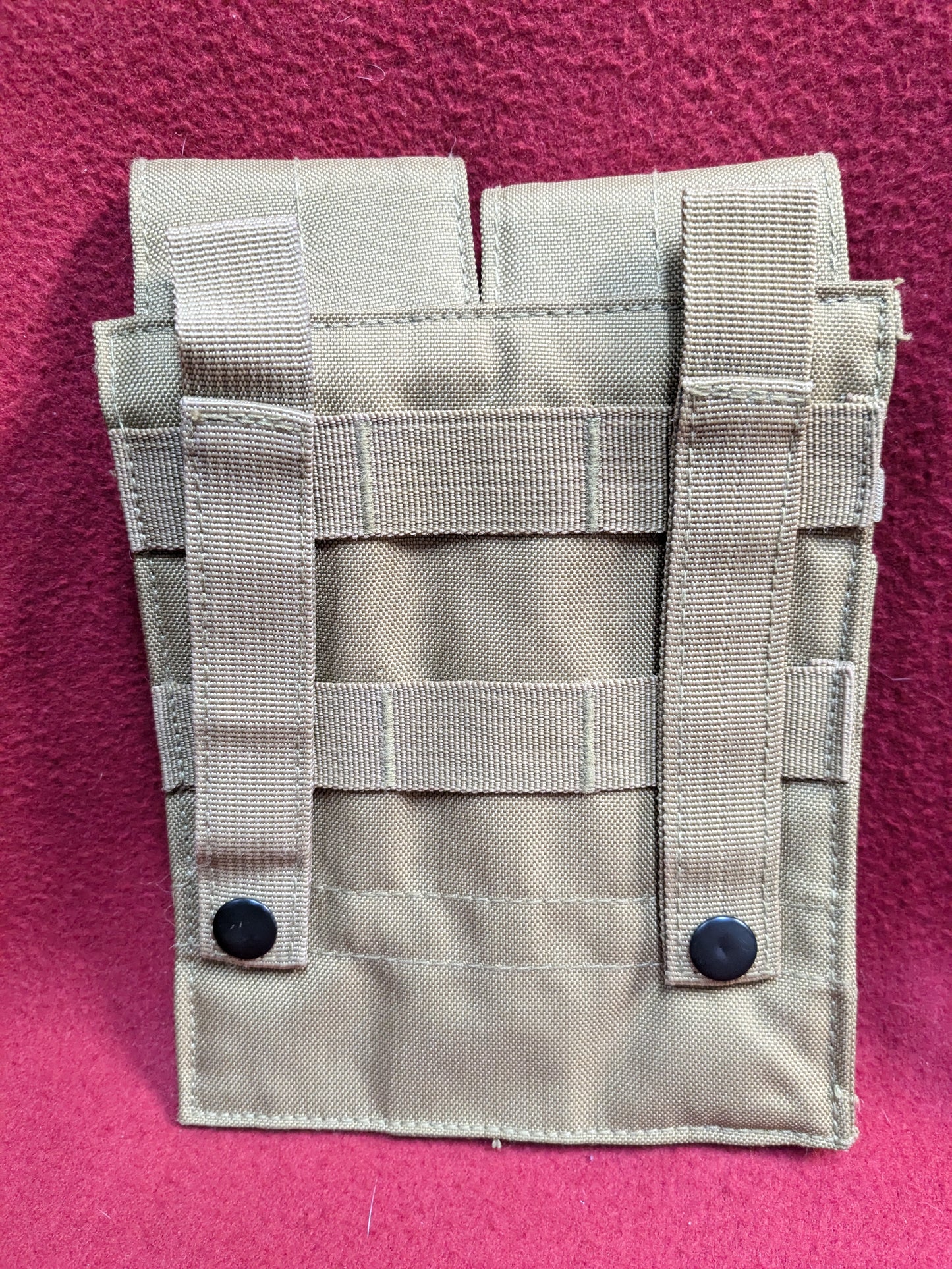 Pouch MOLLE Double M4/M16 COYOTE BROWN Excellent Condition (34cr- ca2-YLU118)
