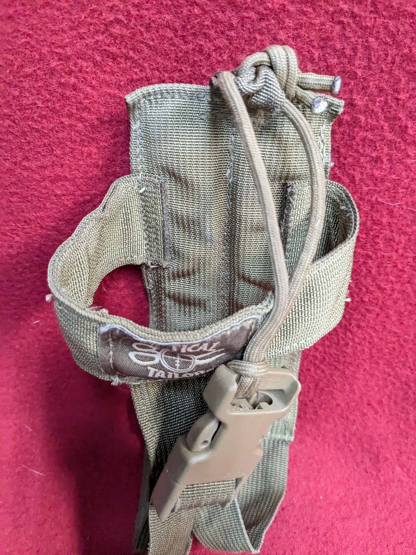 Tactical Tailor MOLLE PRC-152 Coyote Brown Large Radio Pouch Used (36cr- ca4-YLU120)