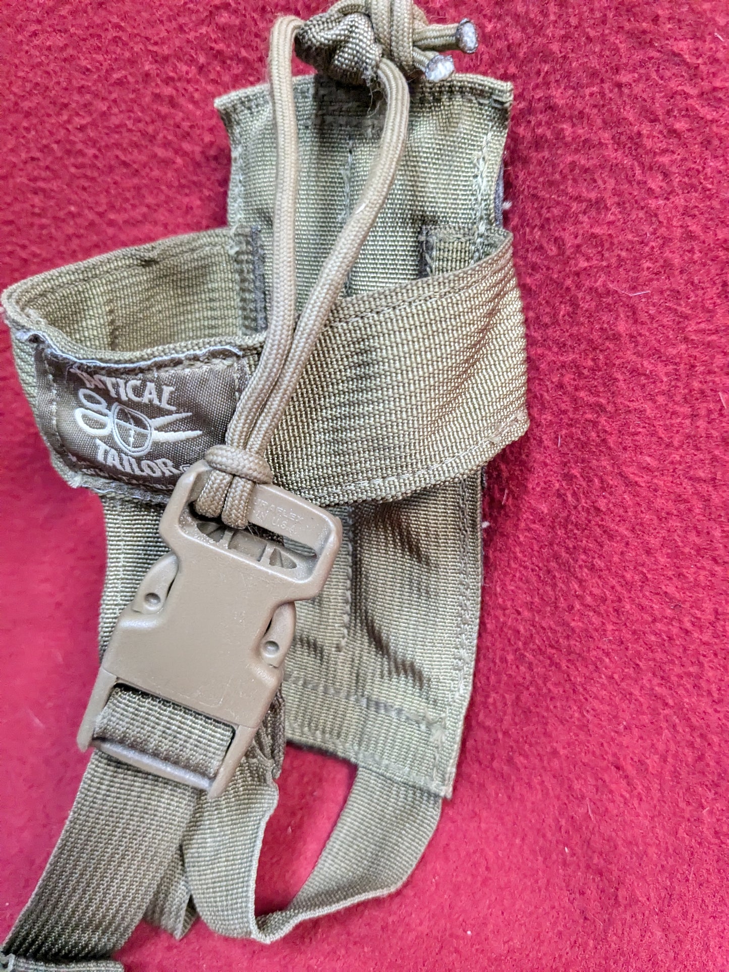 Tactical Tailor MOLLE PRC-152 Coyote Brown Large Radio Pouch Used (36cr- ca4-YLU120)
