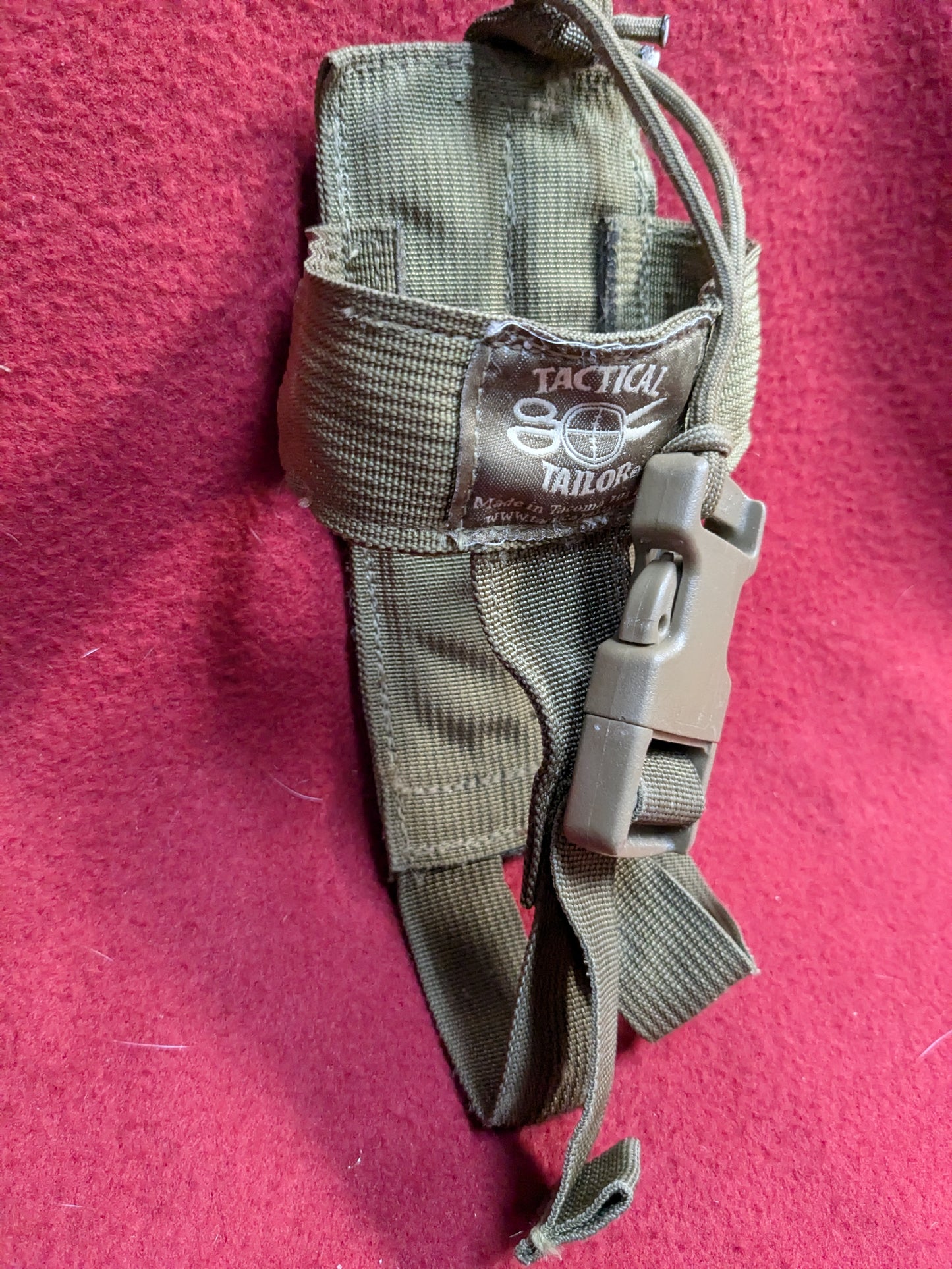 Tactical Tailor MOLLE PRC-152 Coyote Brown Large Radio Pouch Used (36cr- ca4-YLU120)
