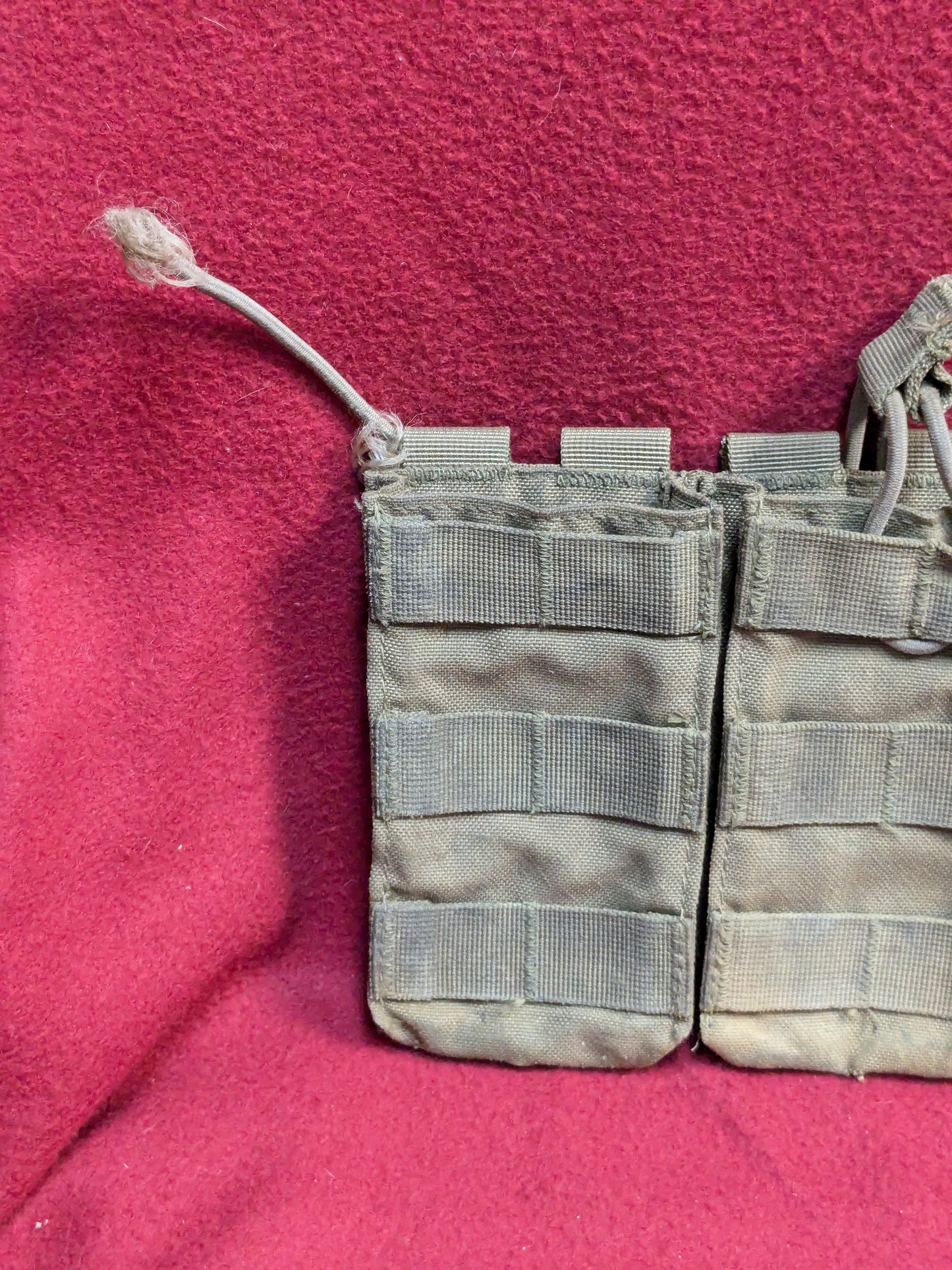 CONDOR TRIPLE STACKER OPEN-TOP M4 MAG POUCH Coyote Used (36cr- ca4-YLU121)