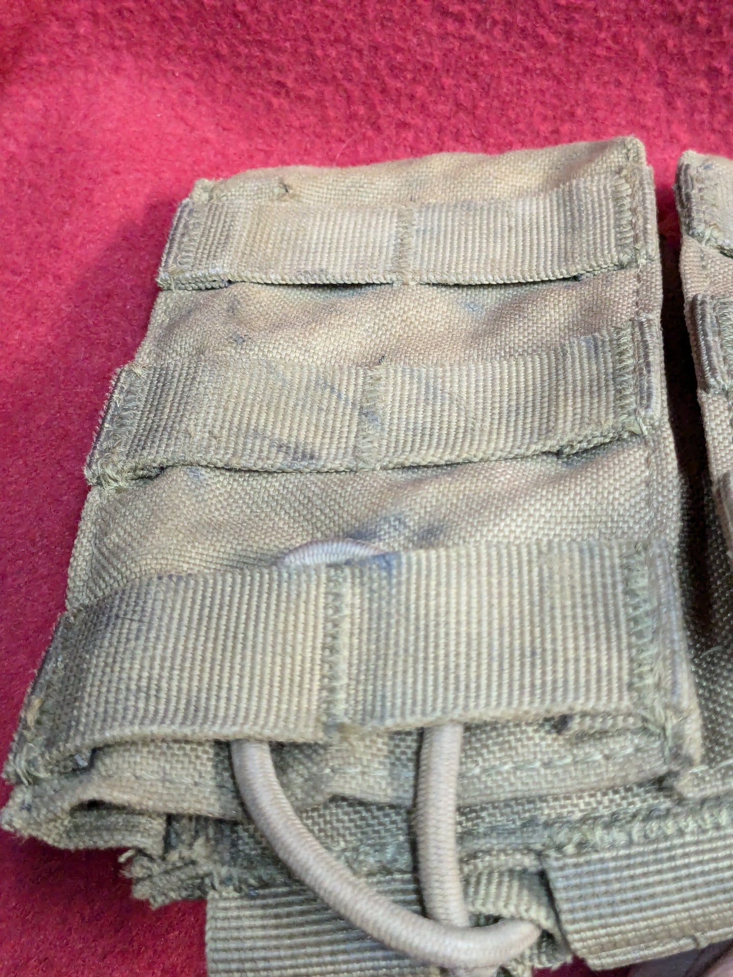 CONDOR TRIPLE STACKER OPEN-TOP M4 MAG POUCH Coyote Used (36cr- ca4-YLU121)