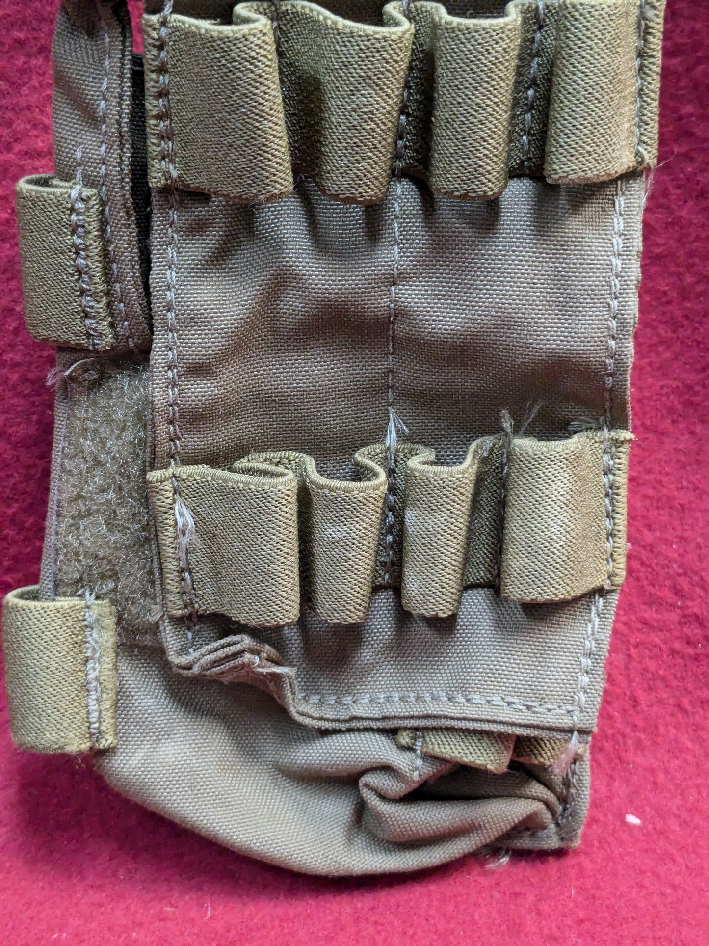 Tactical Assault Gear TAG MBITR Radio Pouch Coyote MOLLE Used (35cr- ca3-YLU151)
