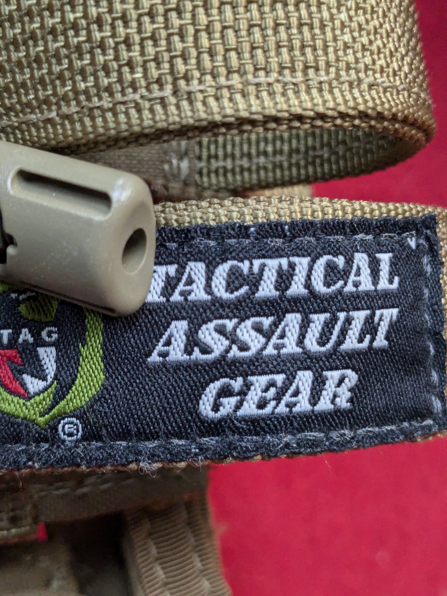 Tactical Assault Gear TAG MBITR Radio Pouch Coyote MOLLE Used (35cr- ca3-YLU151)