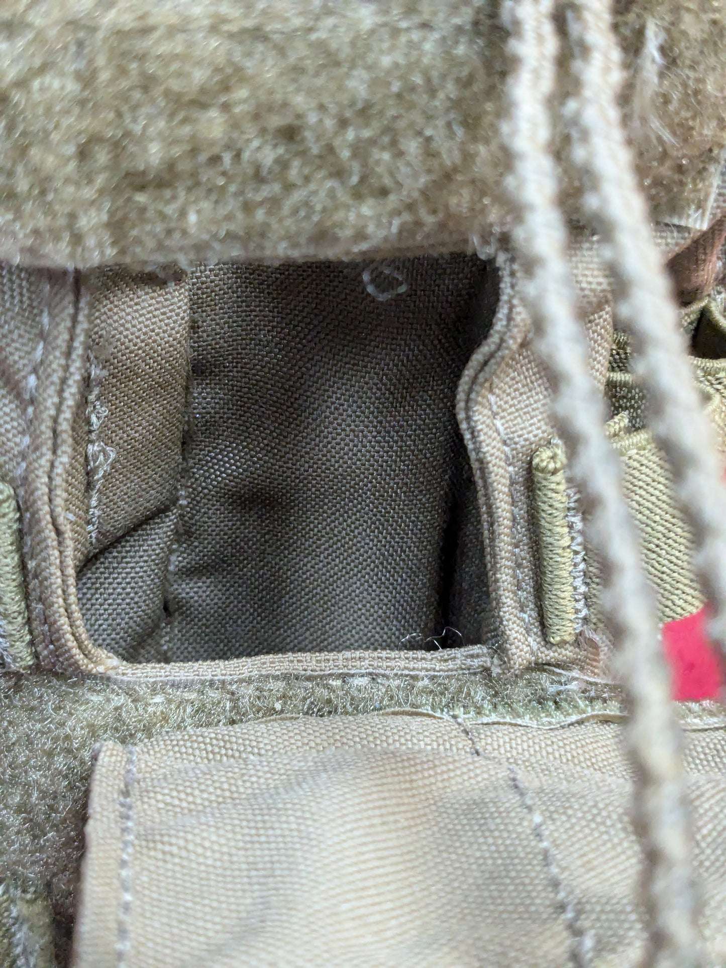 Tactical Assault Gear TAG MBITR Radio Pouch Coyote MOLLE Used (35cr- ca3-YLU151)