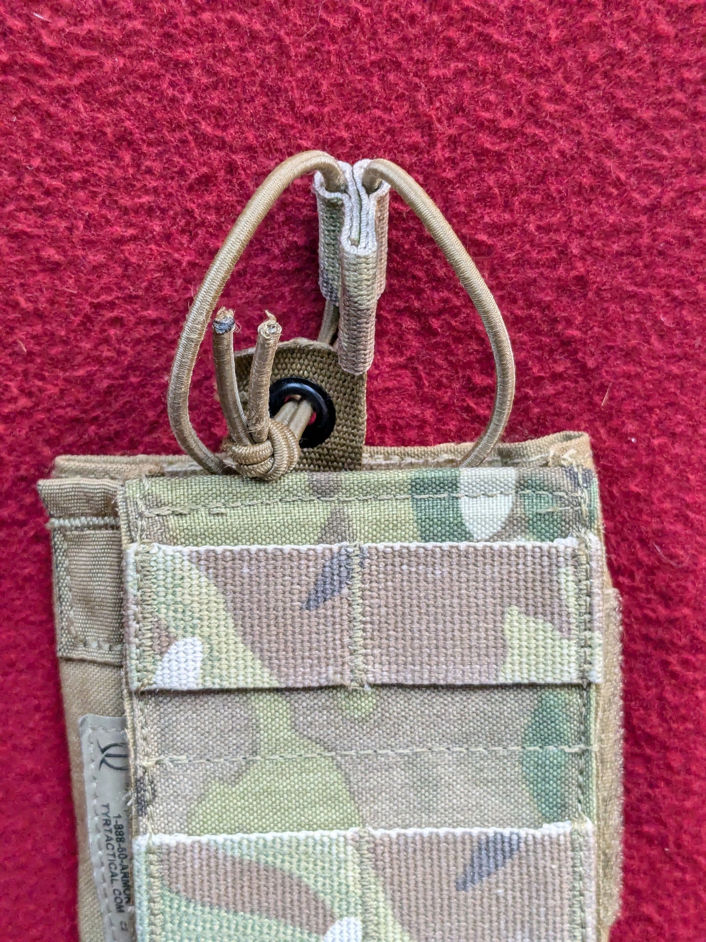Tyr-Tactical 148/152 2 Column padded back radio Pouch MBITR Used (35cr- ca3-YLU162)