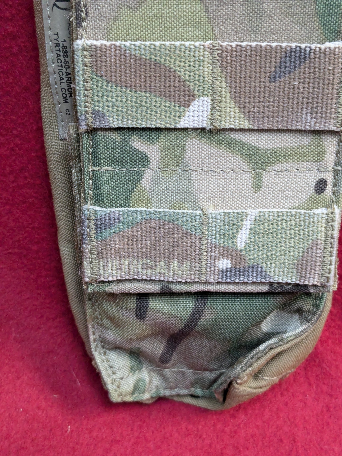 Tyr-Tactical 148/152 2 Column padded back radio Pouch MBITR Used (35cr- ca3-YLU162)