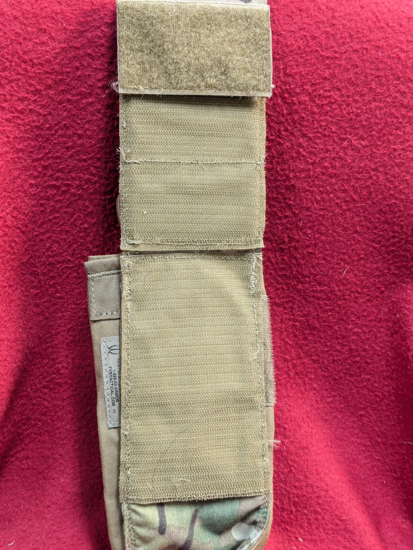 Tyr-Tactical 148/152 2 Column padded back radio Pouch MBITR Used (35cr- ca3-YLU162)