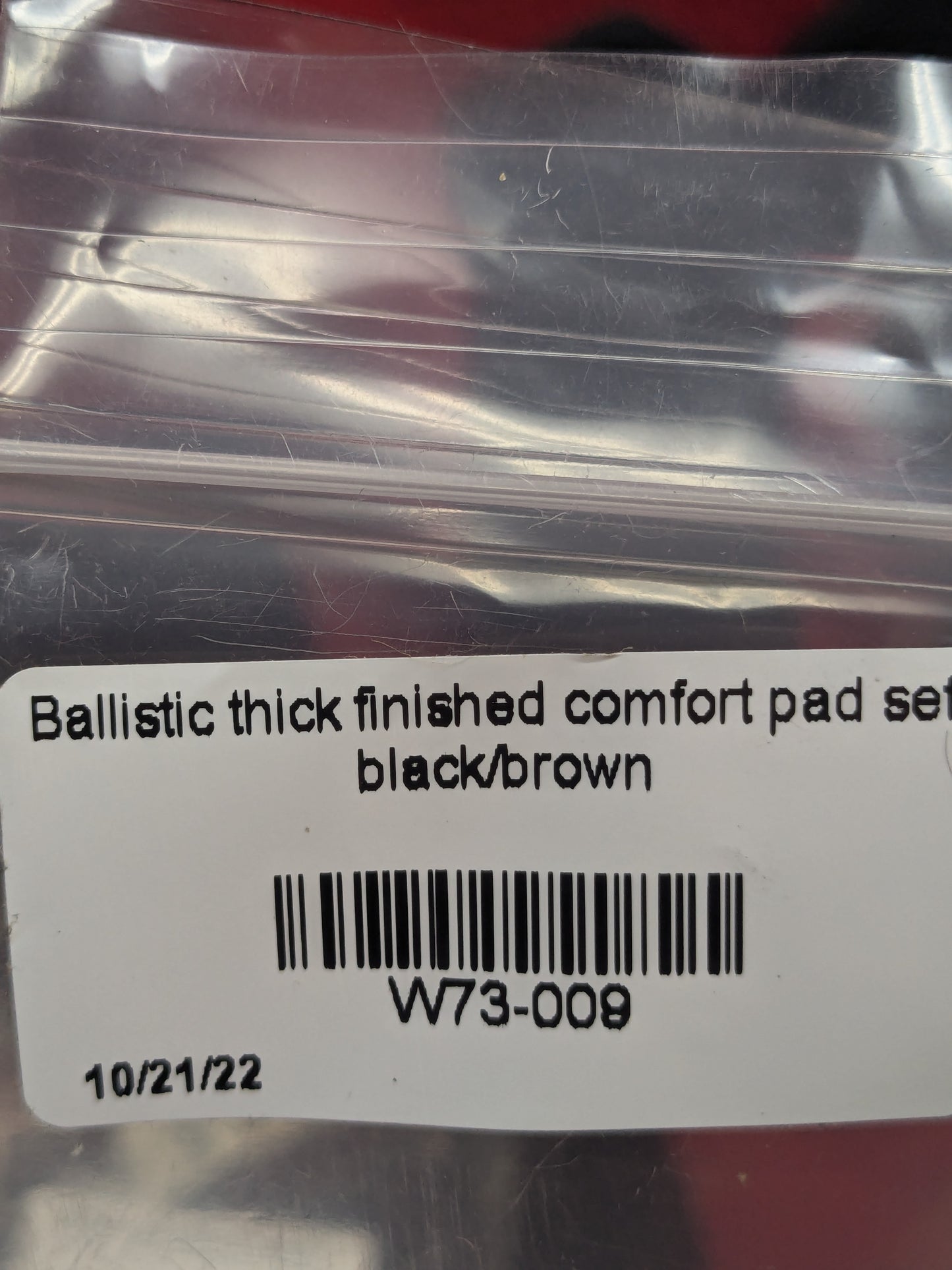 Team Wendy EXFIL Ballistic Black/Brown Comfort Pad Replacement Kit Set of Thin Pads (hp-YLU178)