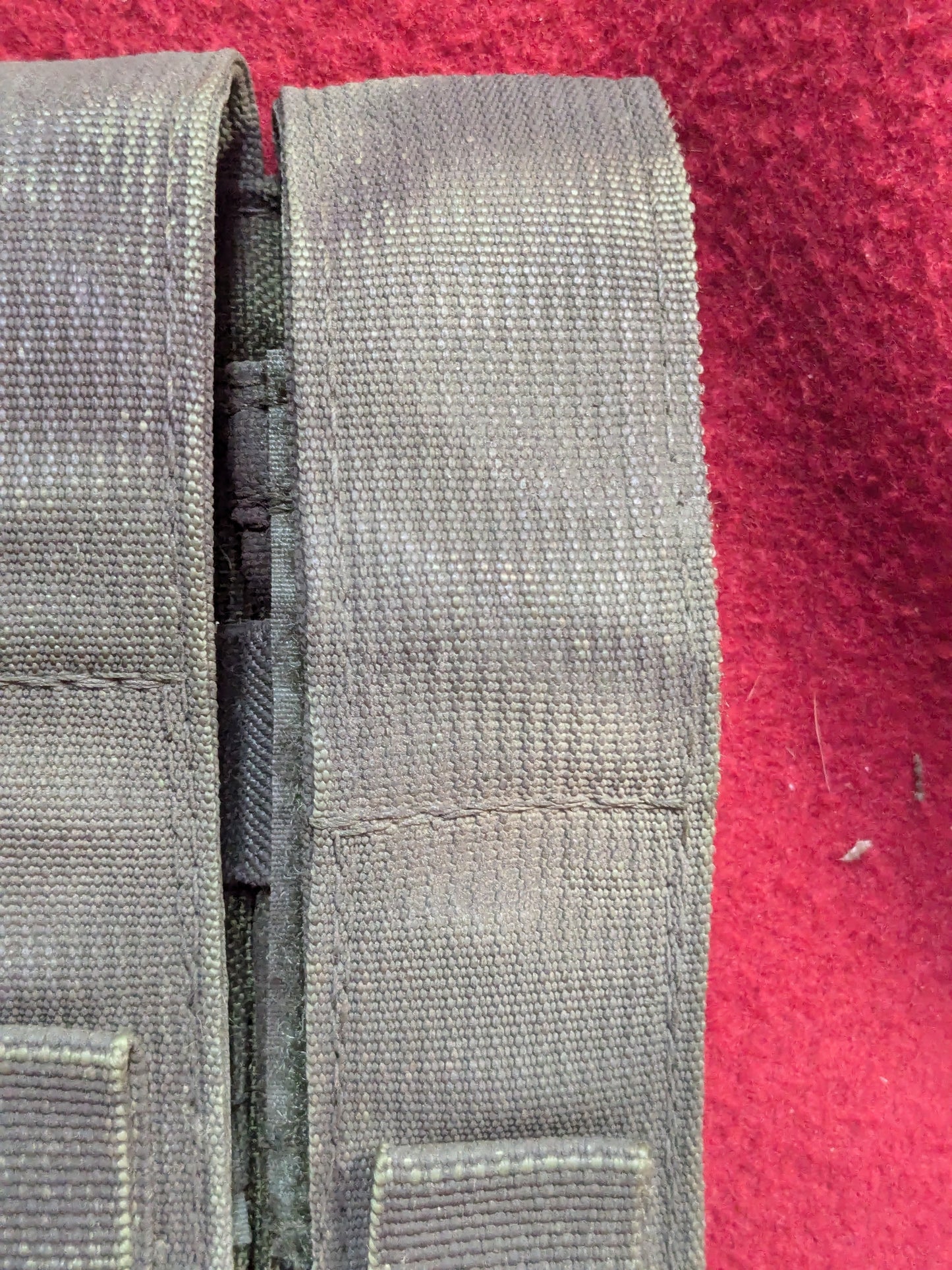 BDS Tactical Dual 9mm Mag Pouch Green Used (36cr- ca4-YLU188)