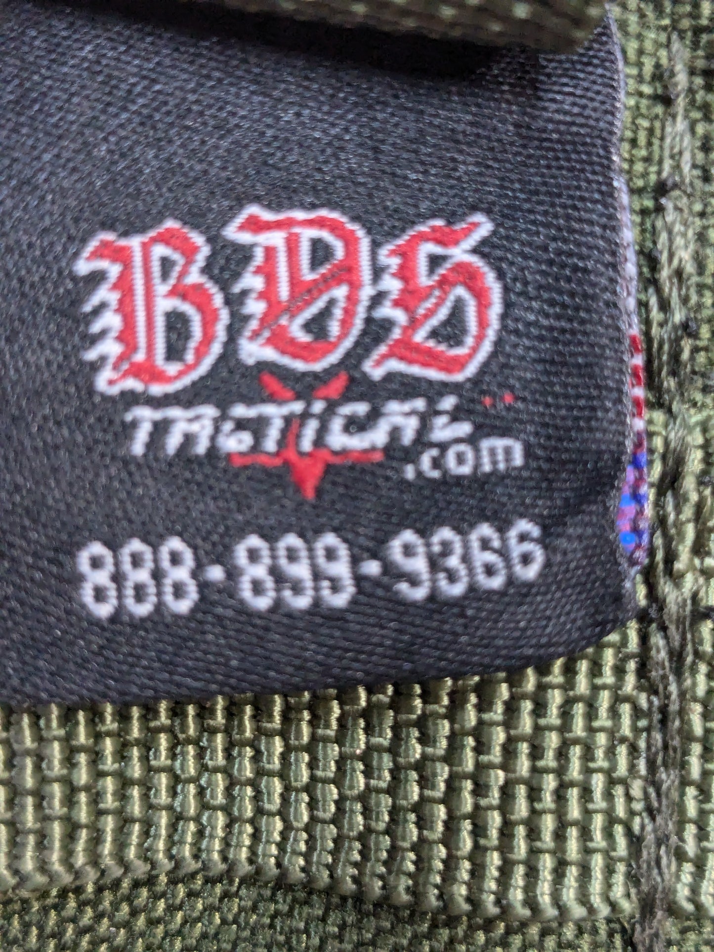 BDS Tactical Dual 9mm Mag Pouch Green Used (36cr- ca4-YLU188)