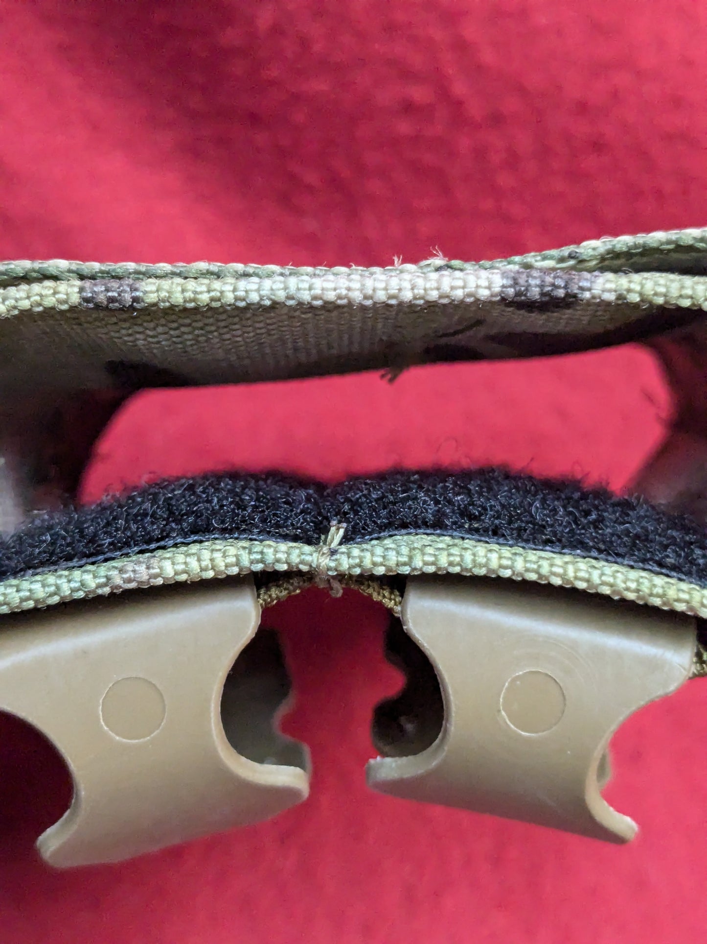 DOUBLE RIFLE SHORTY WEBBING MAGAZINE POUCH Good Condition (36cr- ca4-YLU194)