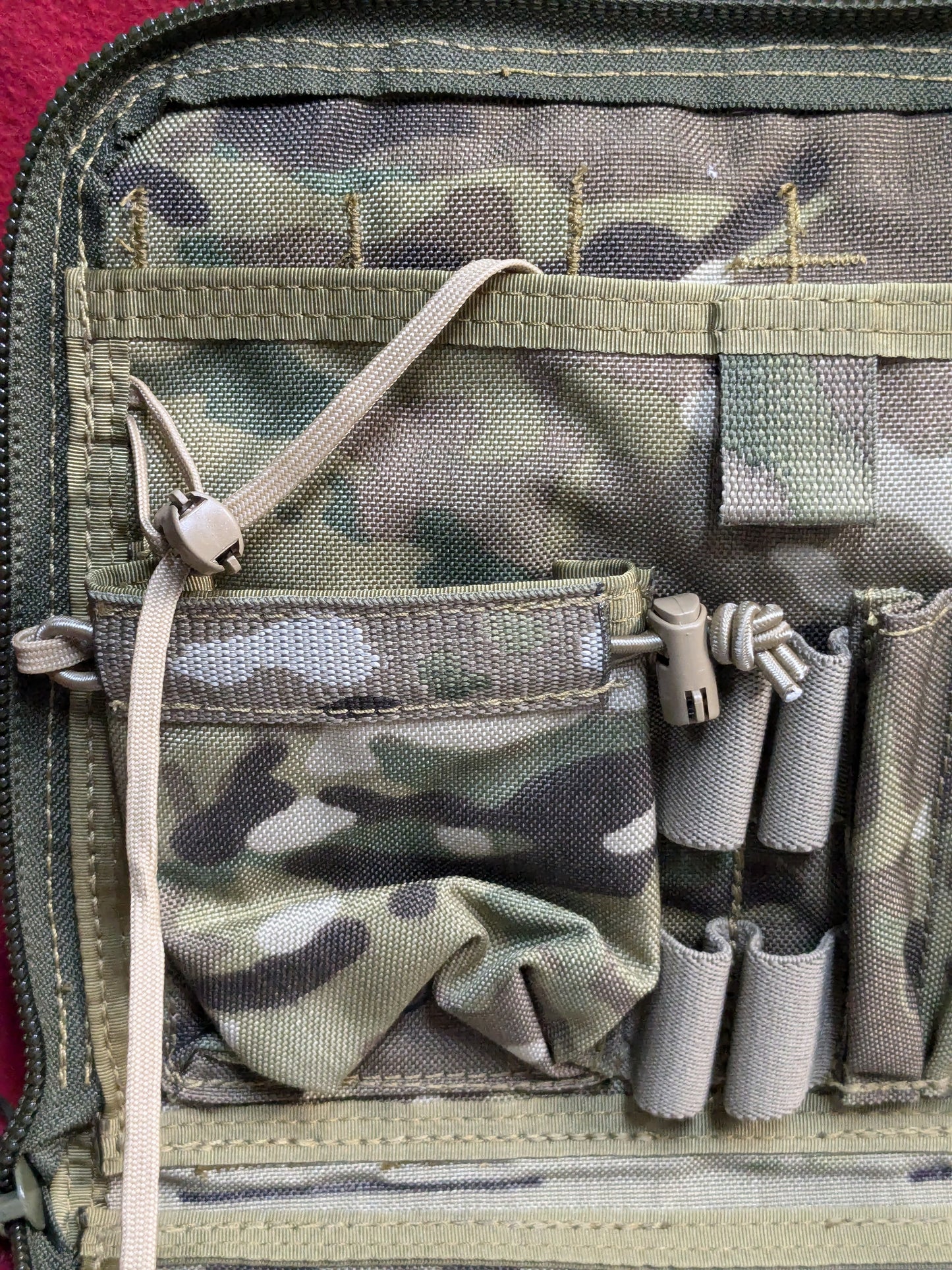 High Speed Gear (HSGI) Admin Pouch, MOLLE compatible Multicam Used (30cr- ca5-GUA16)