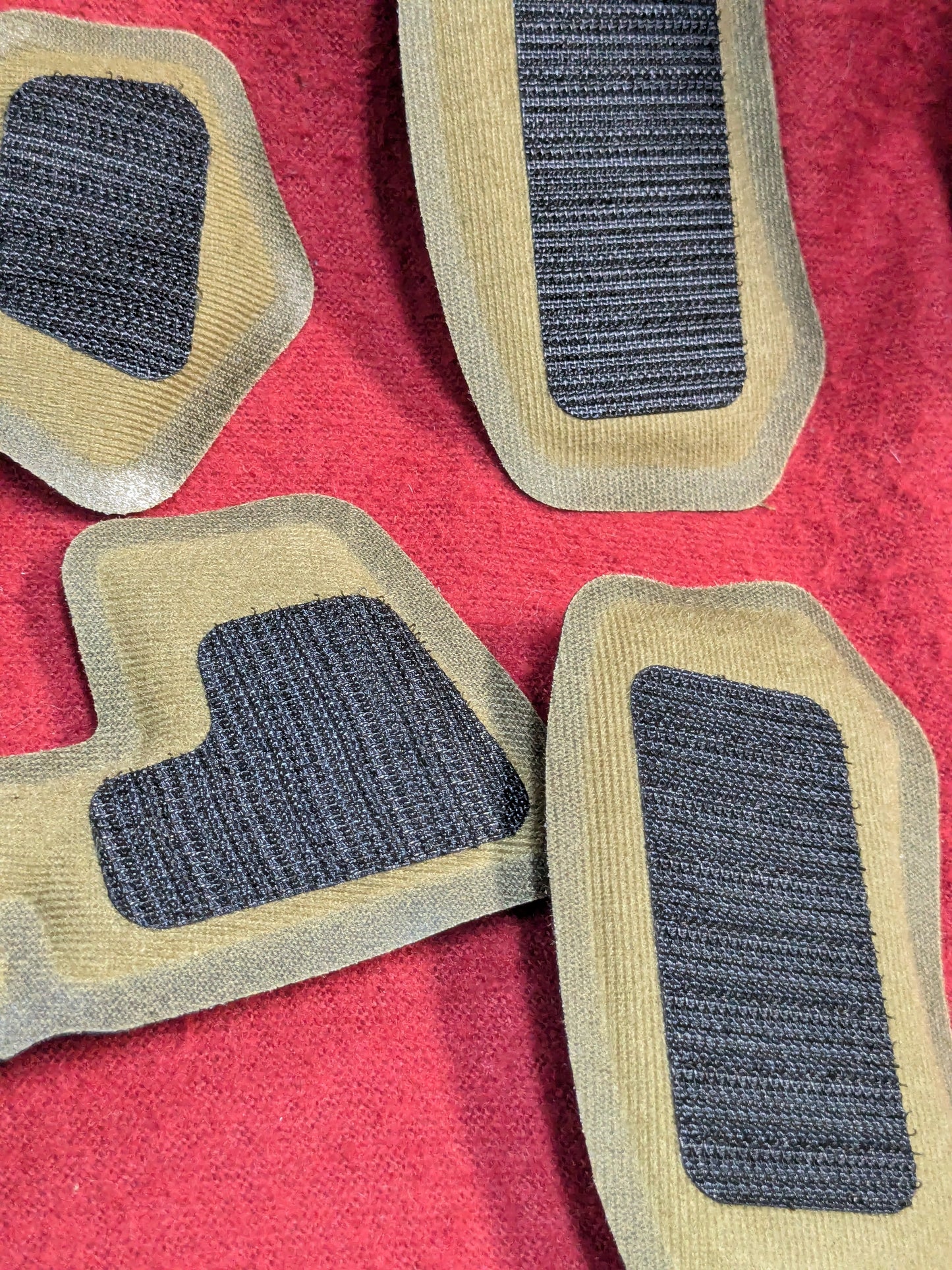 Ballistic Thick Finished Comfort Pad Set, Black/Brown (BA11-GUA51)