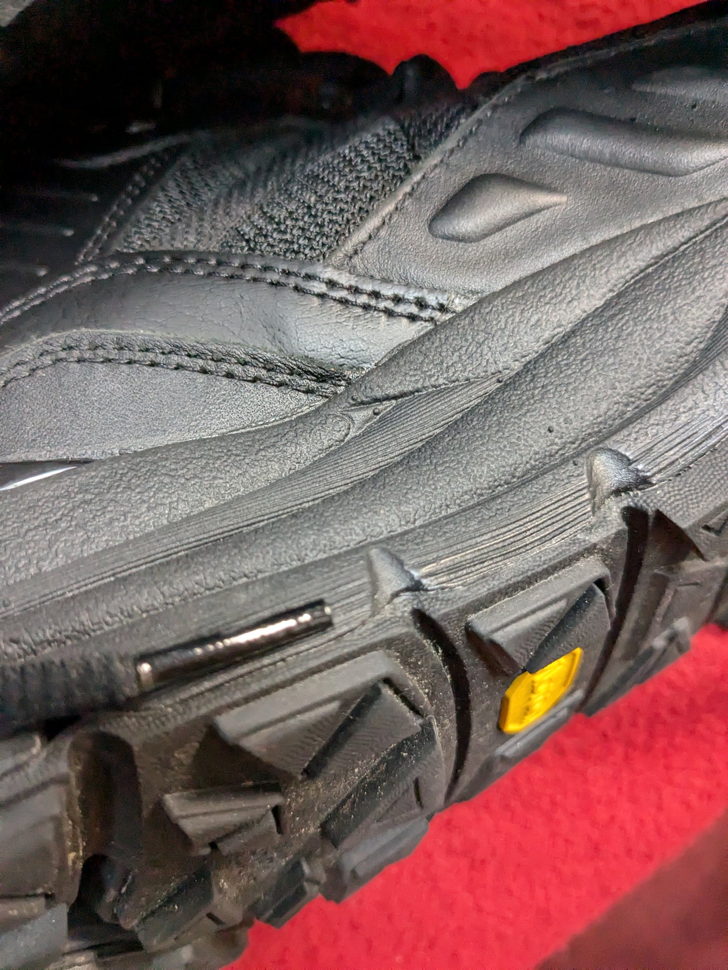 Danner Men's Full Bore 4.5" Leather/Mesh Size 13 Hiking Boots Black (a09- DC14-GUA75)