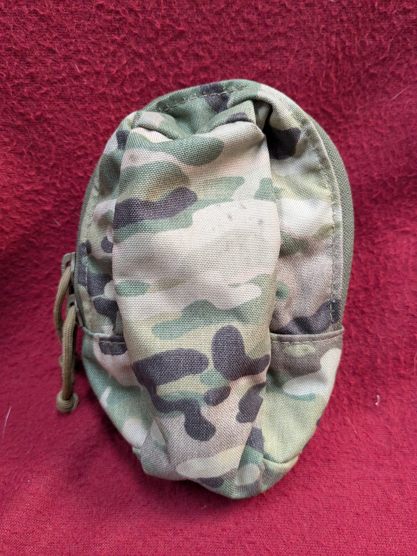 ATS Tactical Gear Zippered Small Utility Pouch Multicam Used (32cr- ca7-GUA86)