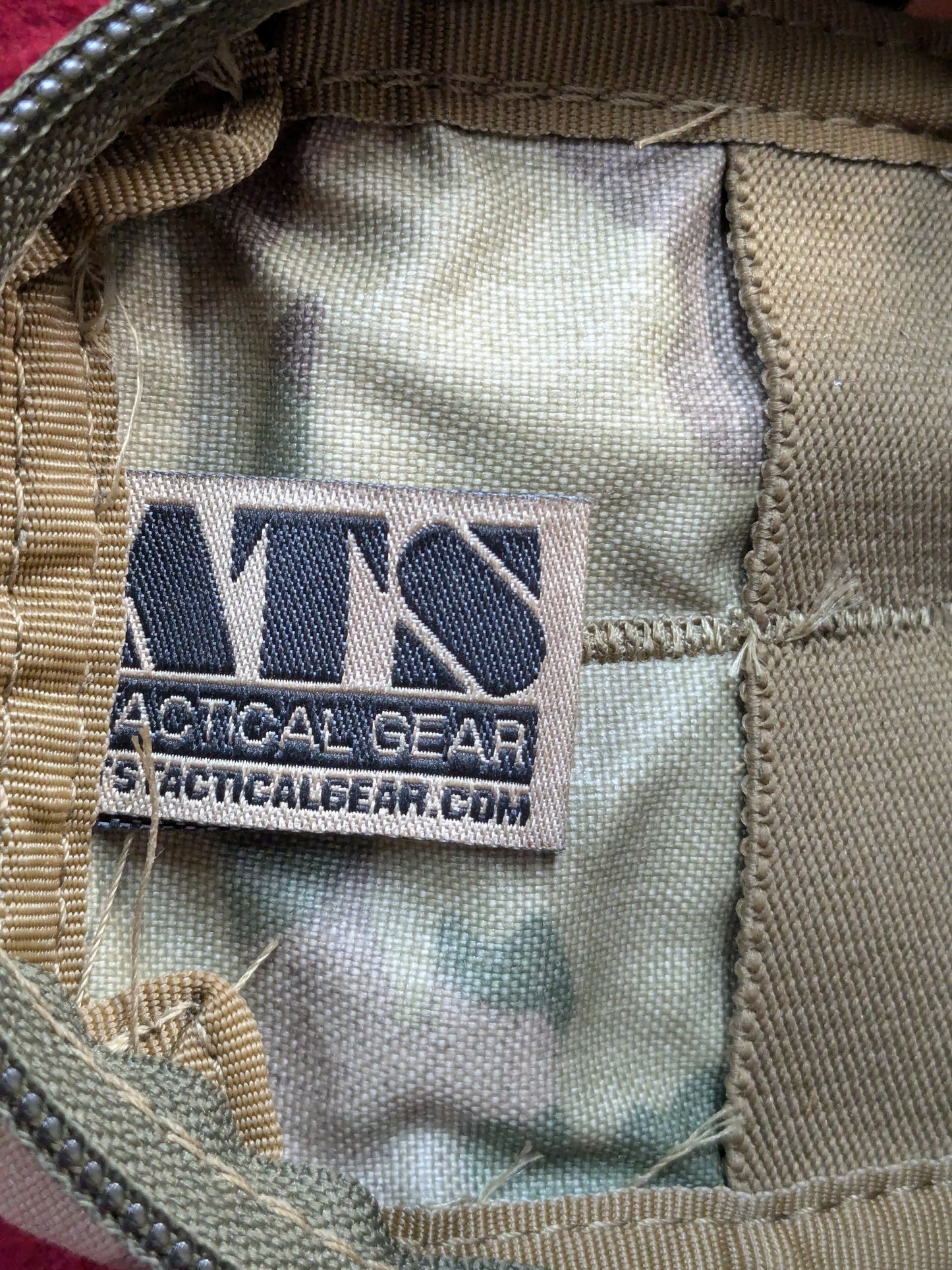 ATS Tactical Gear Zippered Small Utility Pouch Multicam Used (32cr- ca7-GUA86)