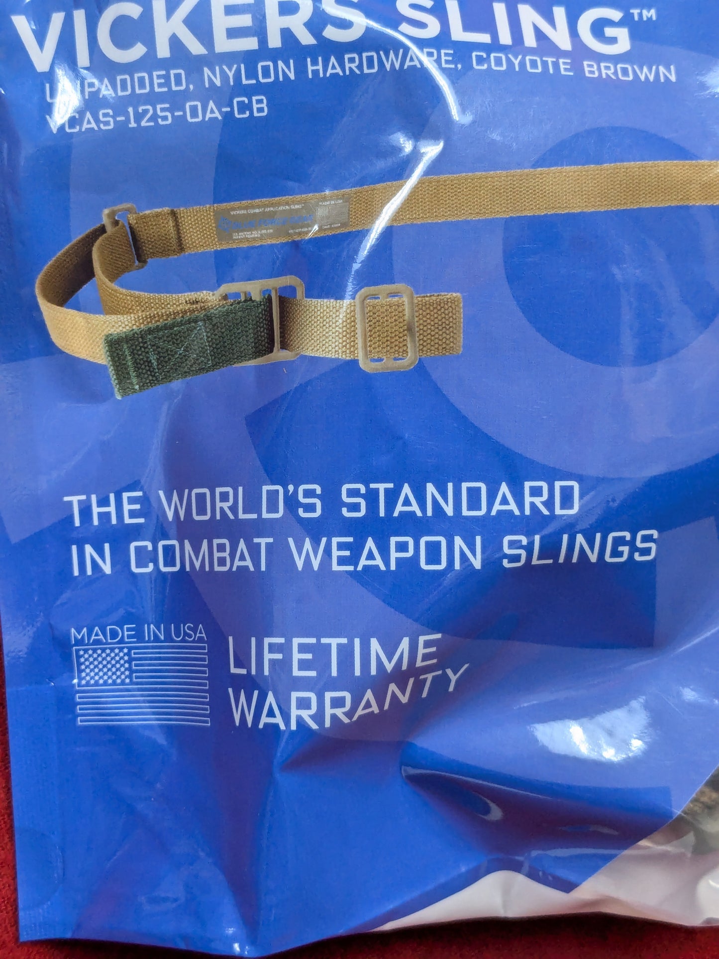 NOS Blue Force Gear Vickers Sling Coyote Brown (01cr- ca14-GUA103)