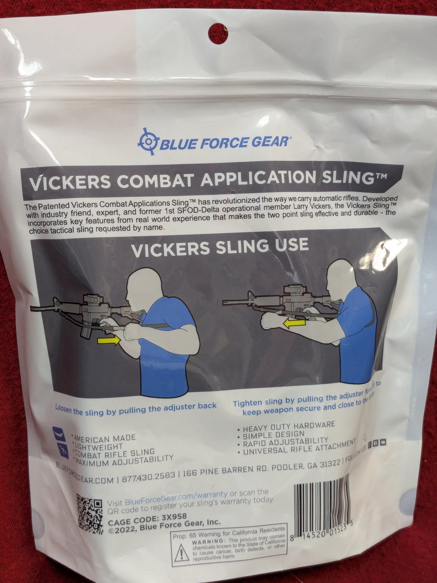 NOS Blue Force Gear Vickers Sling Coyote Brown (01cr- ca14-GUA103)