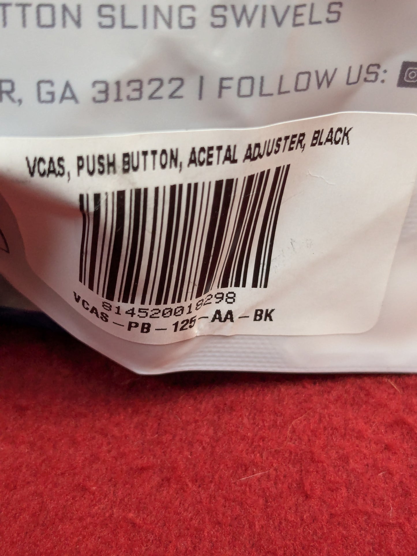 NOS Blue Force Gear Vickers Push Button Sling Black *hc04-GUA109*