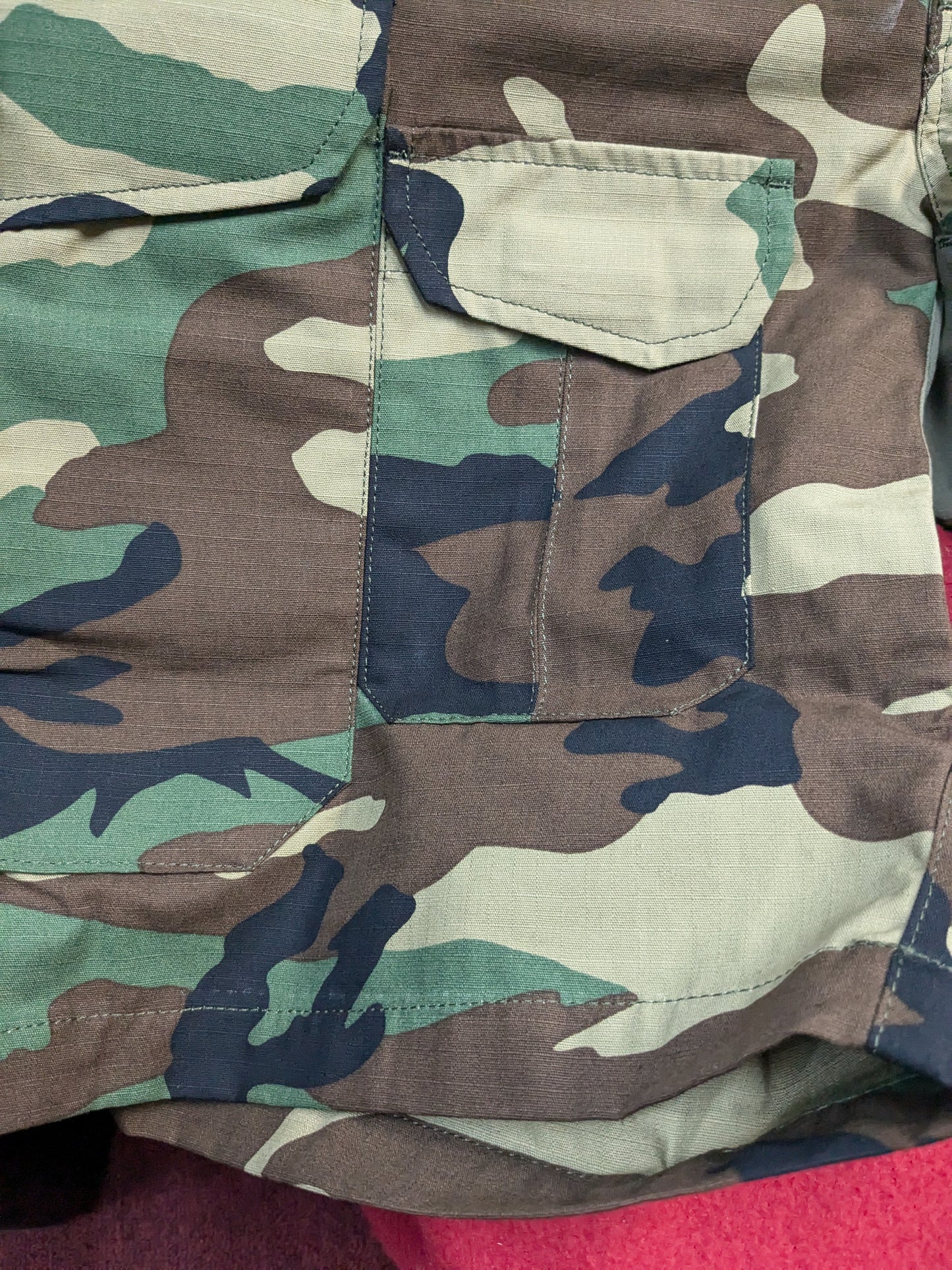 NOS OPS Ur-Tactical Lissom Tactical Shorts M81-Woodland Camo size: 34 (fa12-PET08)