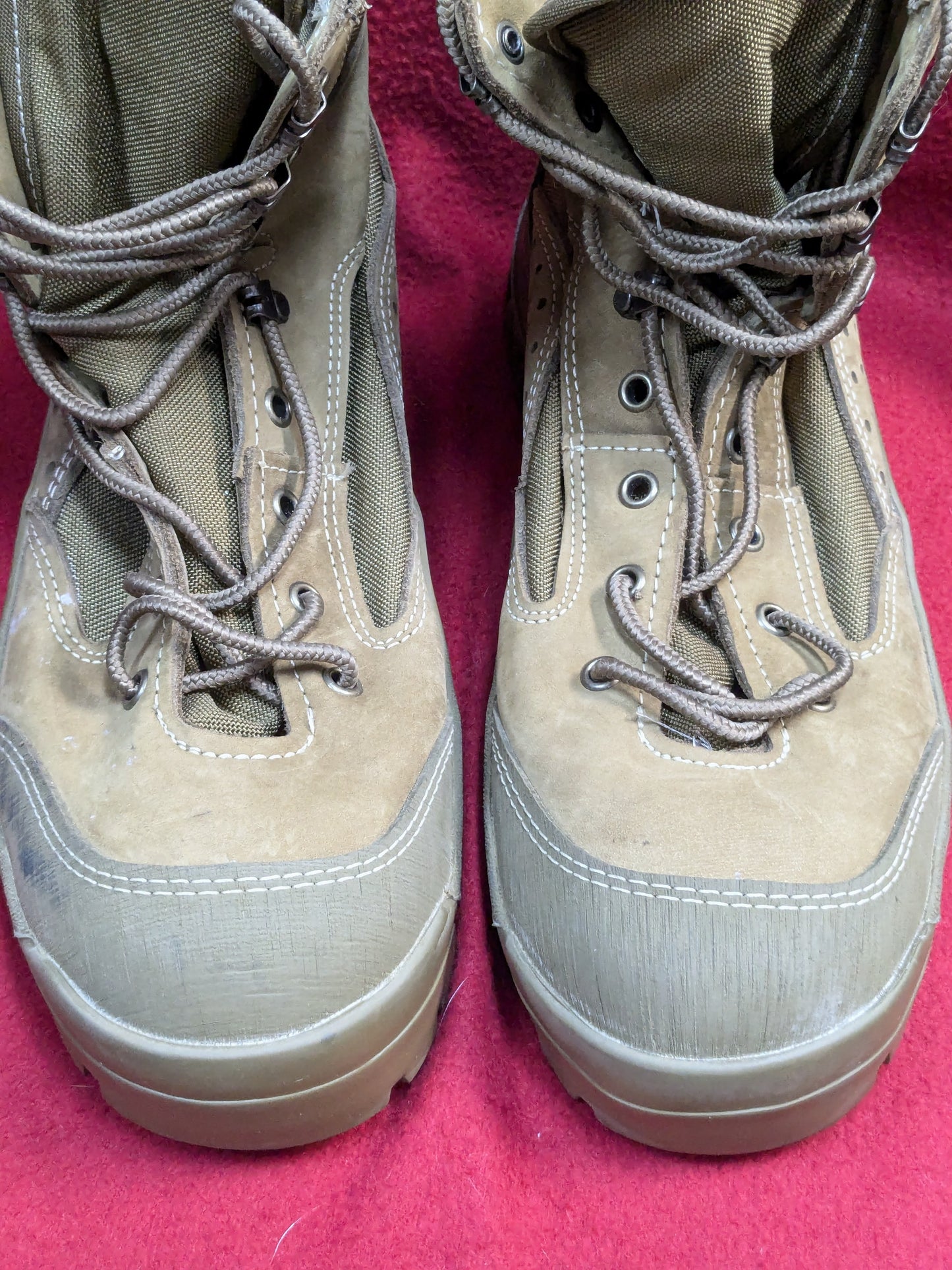 US Army Bates 9 R E03612A Deployment Mountain Combat Boots Excellent Condition (39cr- cb12-PET32)