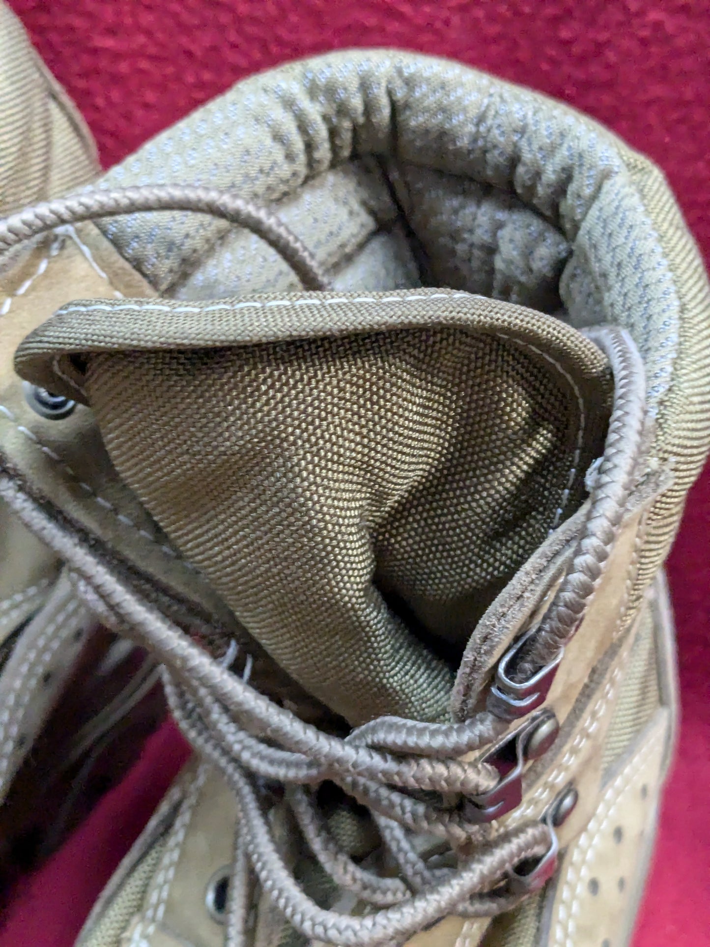 US Army Bates 9 R E03612A Deployment Mountain Combat Boots Excellent Condition (39cr- cb12-PET32)