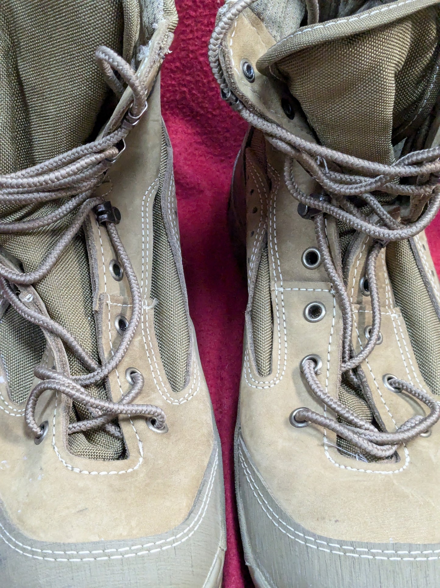 US Army Bates 9 R E03612A Deployment Mountain Combat Boots Excellent Condition (39cr- cb12-PET32)