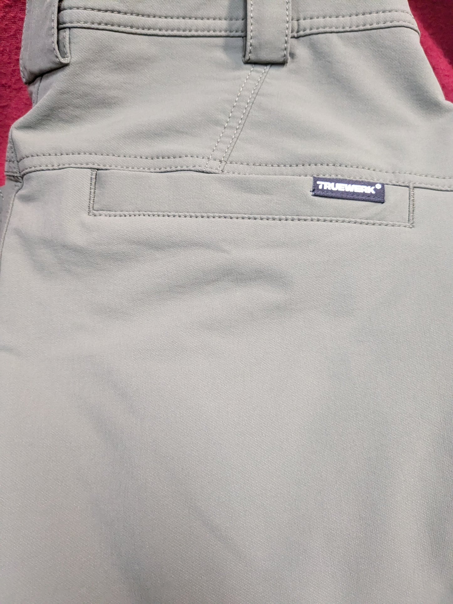 NOS TRUEWERK Mens Olive T2 WERKPANT Performance Tech Outdoor Gear 36Wx32L (aa10-PET55)