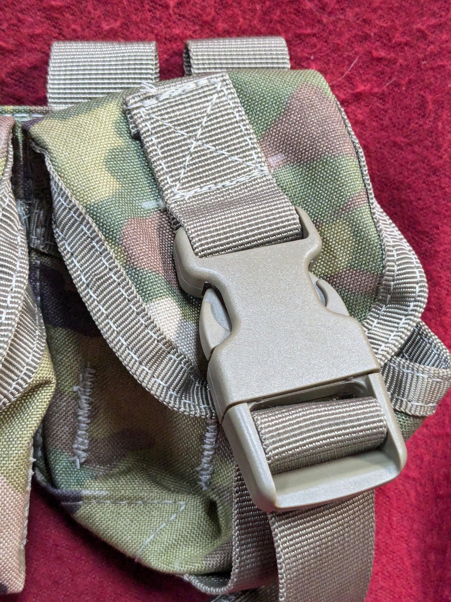 NOS Condor MOLLE Double Frag Grenade Pouch Multicam (30cr- ca5-PET61)